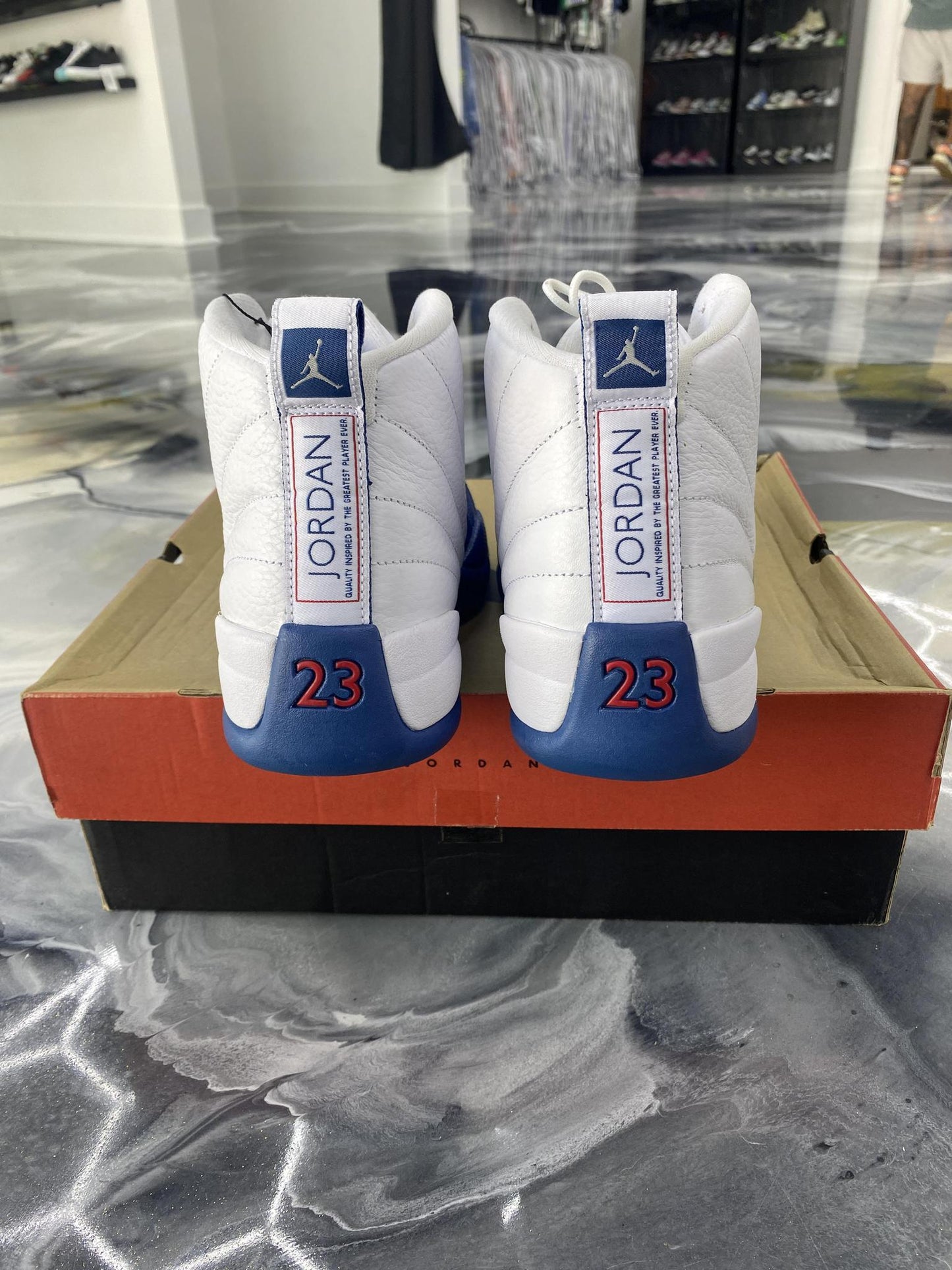 Jordan 12 "French Blue" Used Size 12
