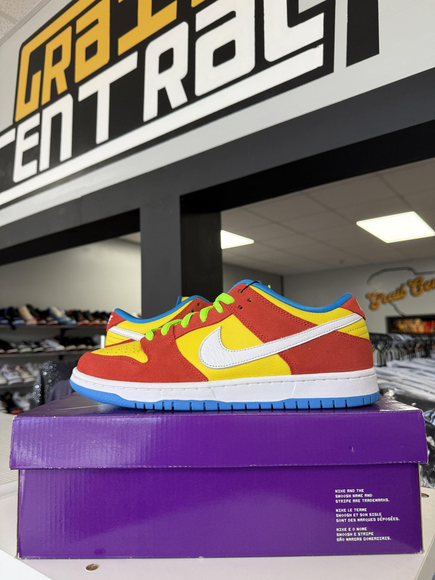 Nike SB Dunk Low "Bart Simpson" Used Size 10