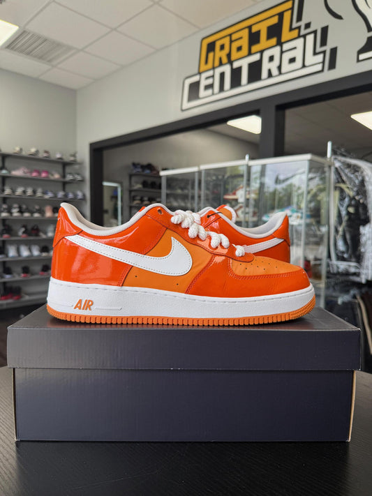 Air Force 1 Low "Patent Orange" Used Size 12