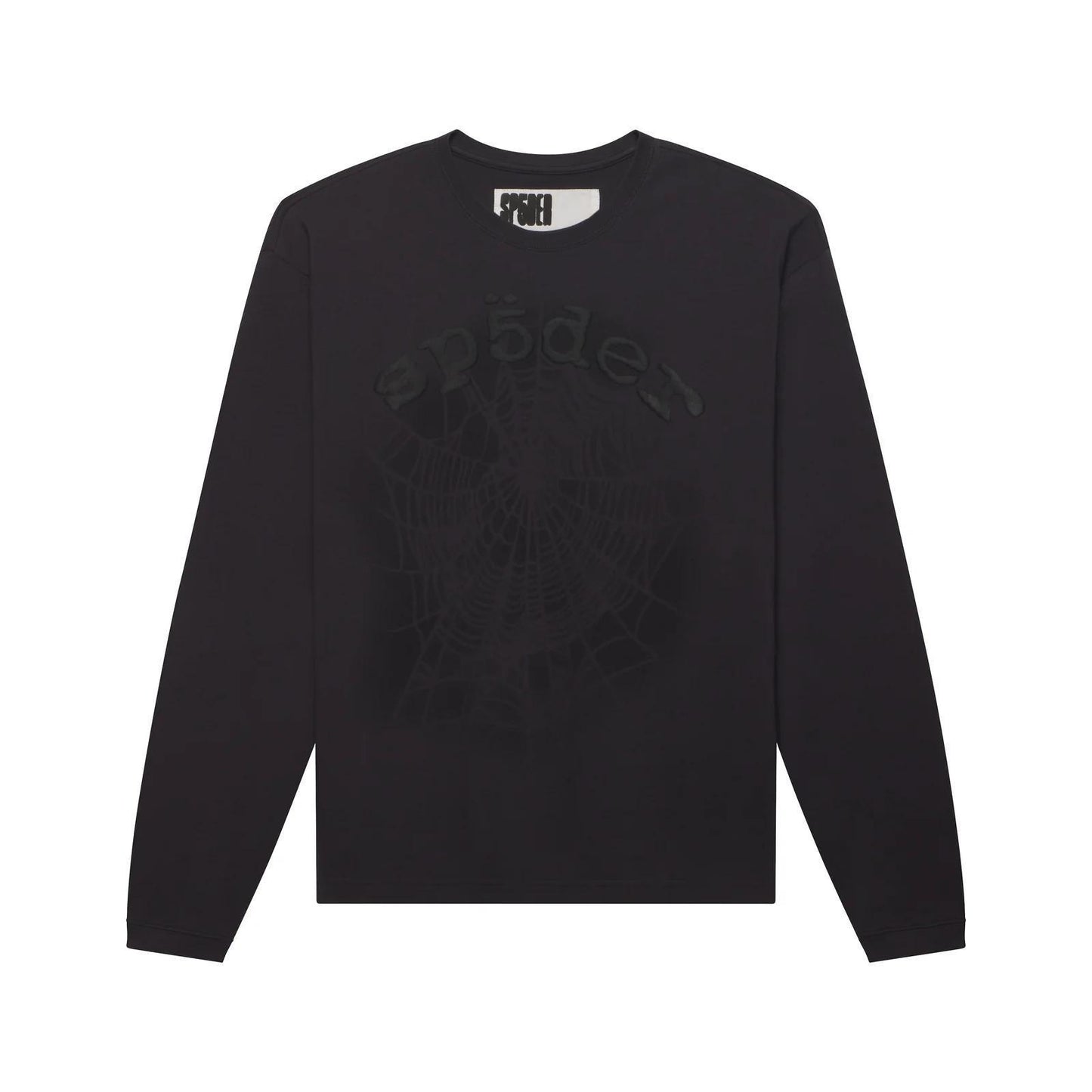 Sp5der OG Web LS Tee "Granite/Black"