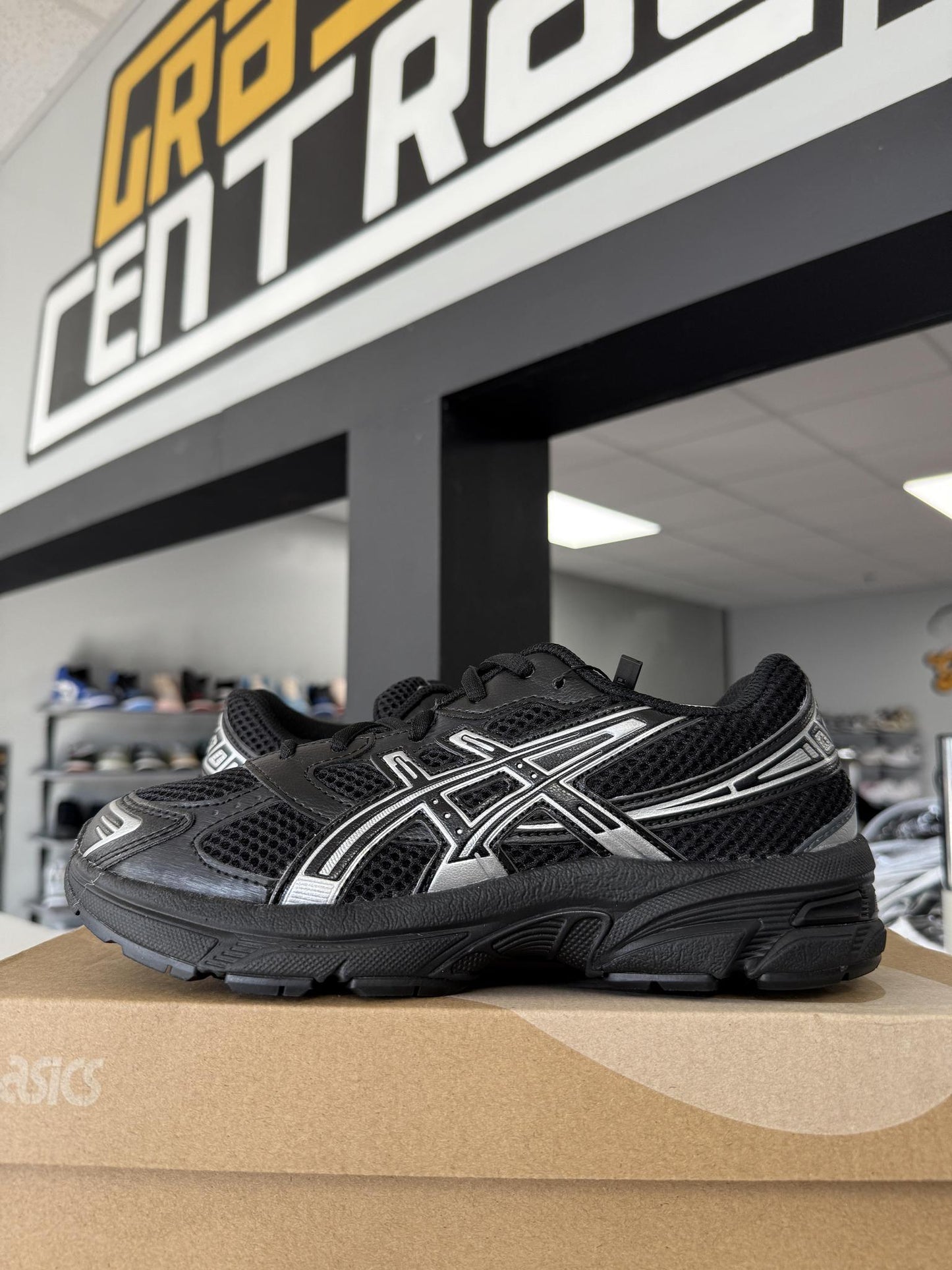 Asics Gel-1130 "Black Pure Silver" Used Size 5.5Y/7W