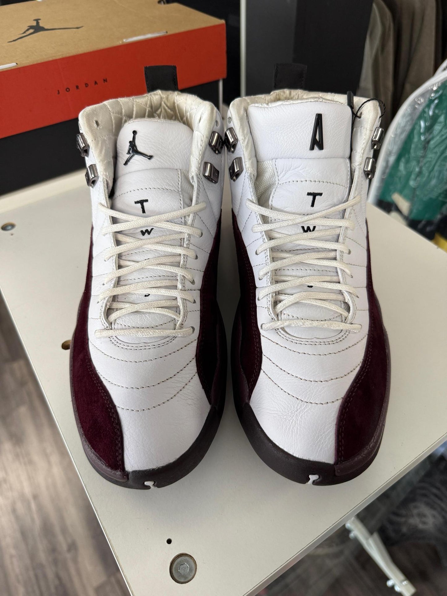 Jordan 12 x A Ma Maniere "White" Used Size 9.5