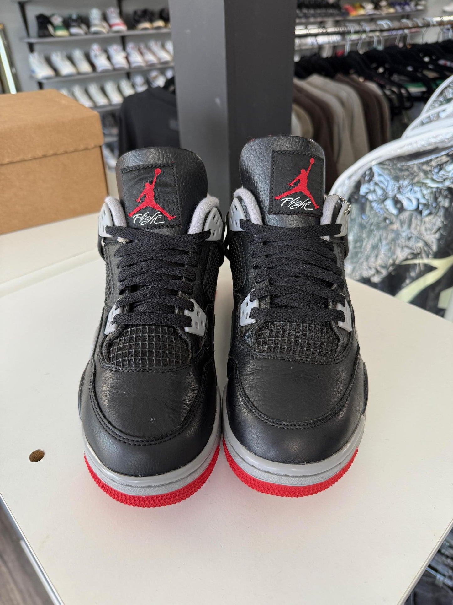 Jordan 4 "Bred Reimagined" Used Size 7Y/8.5W