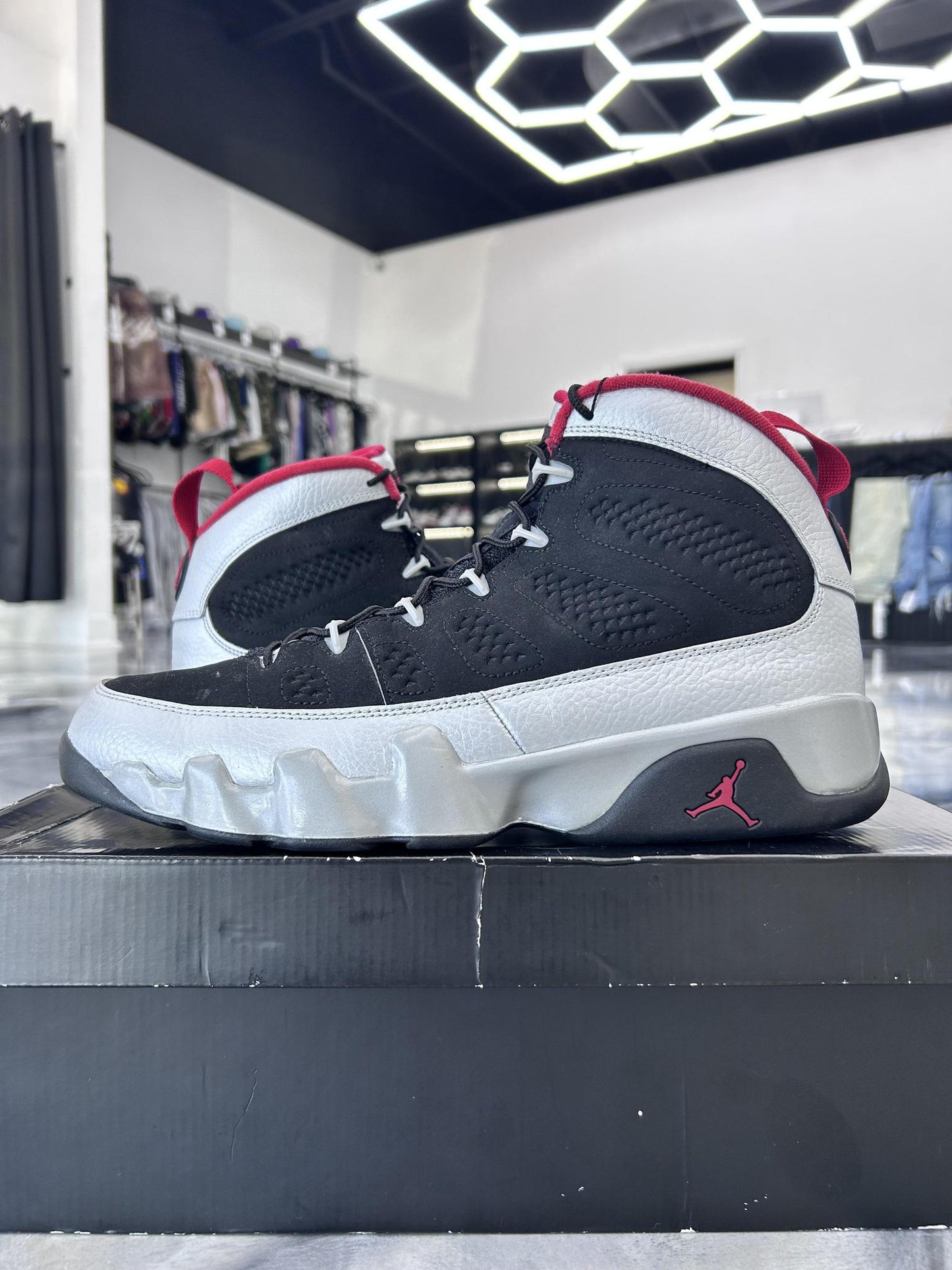 Jordan 9 Kilroy Used Size 12