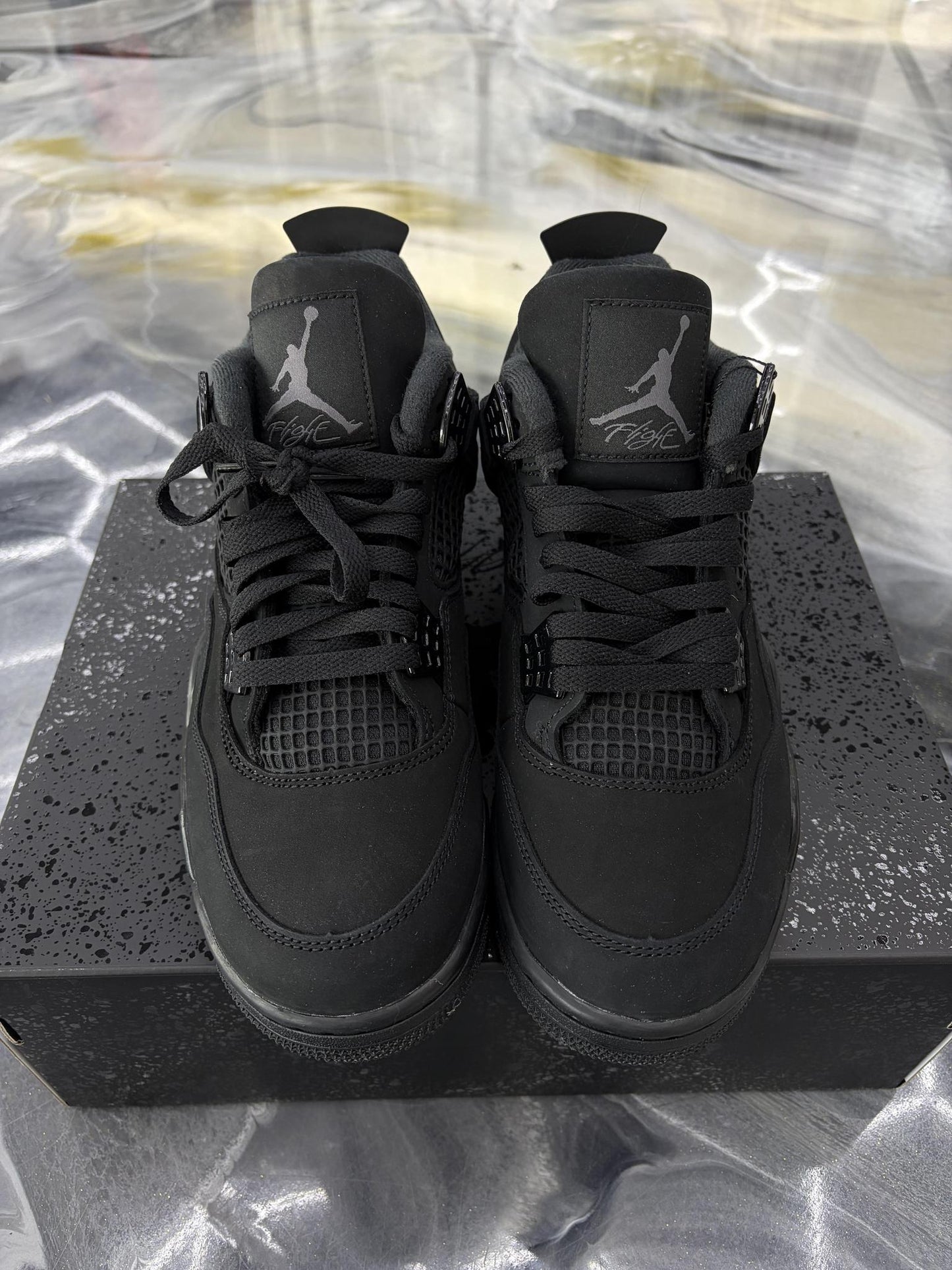 Jordan 4 "Black Cat" Used Size 9.5