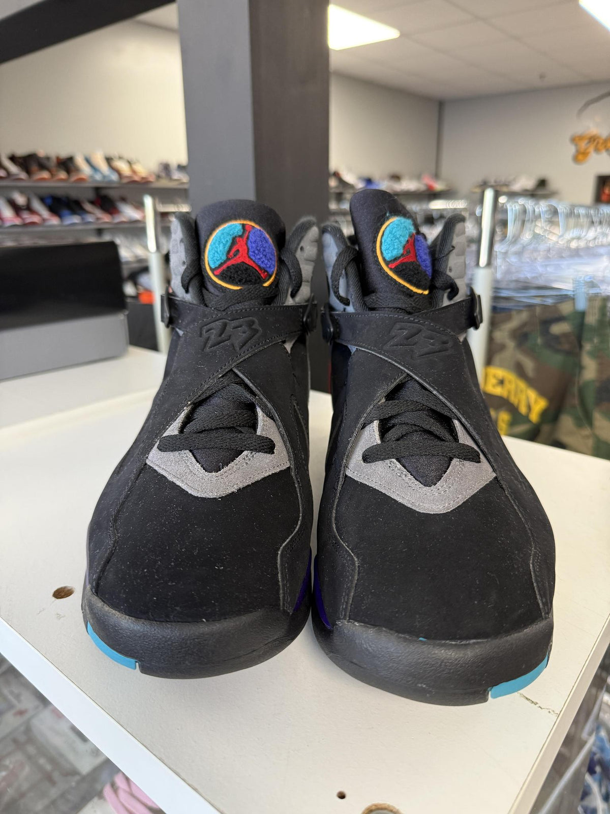 Jordan 8 "Aqua" Used Size 12