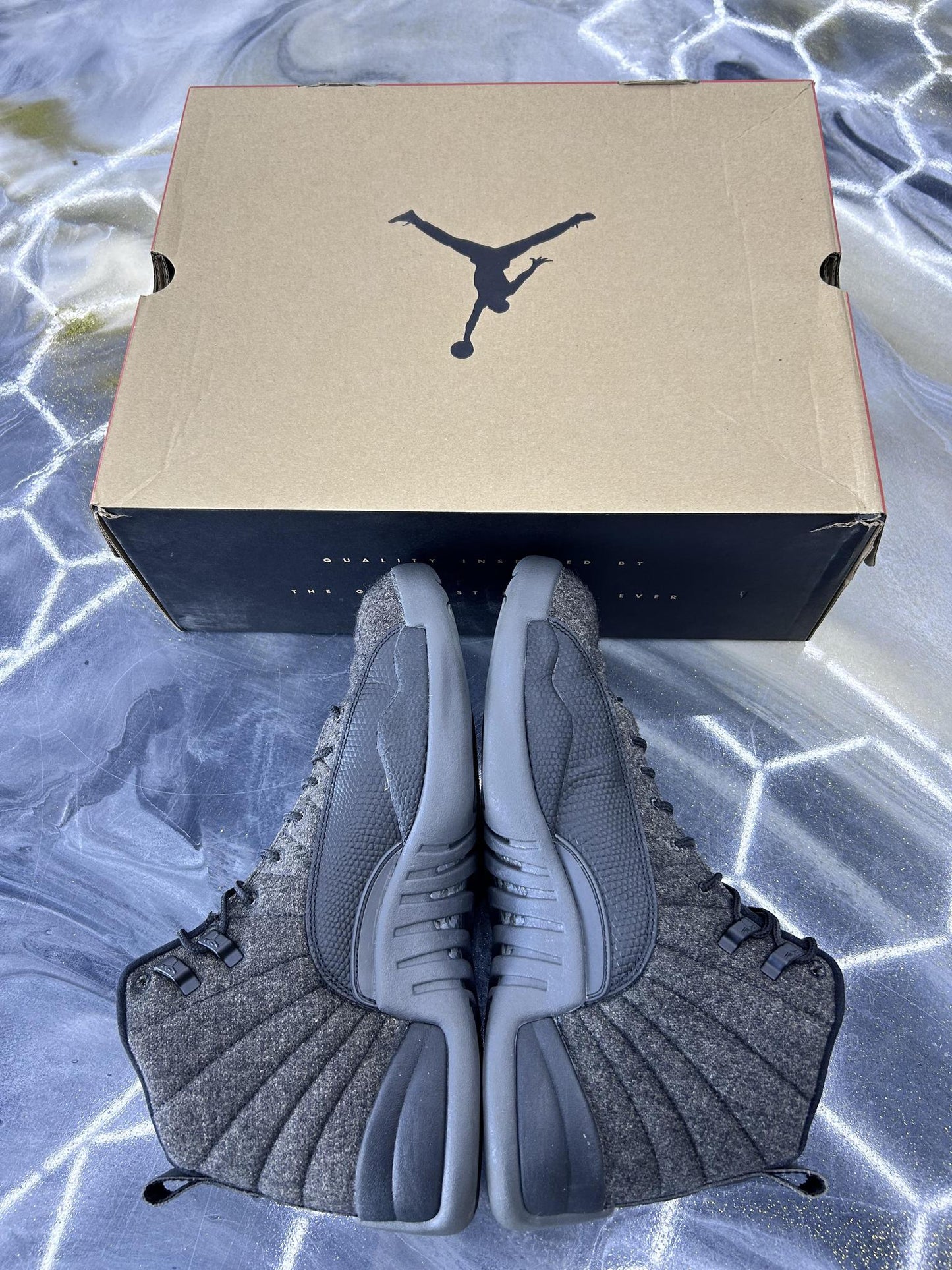 Jordan 12 "Wool" Used Size 11