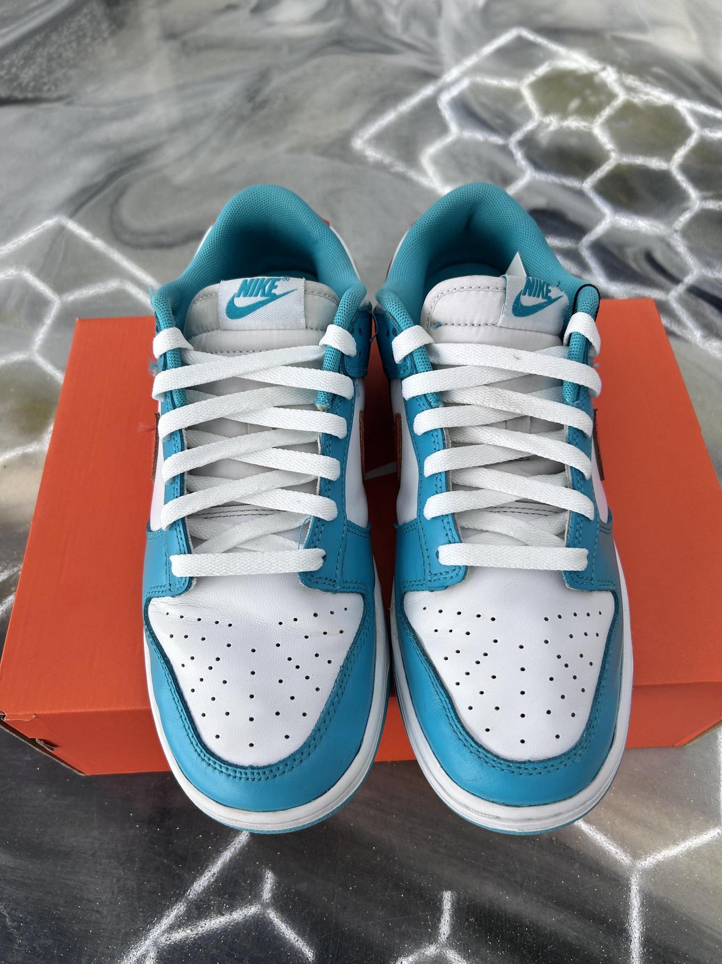 Nike Dunk Low "Dolphins" Used Size 9