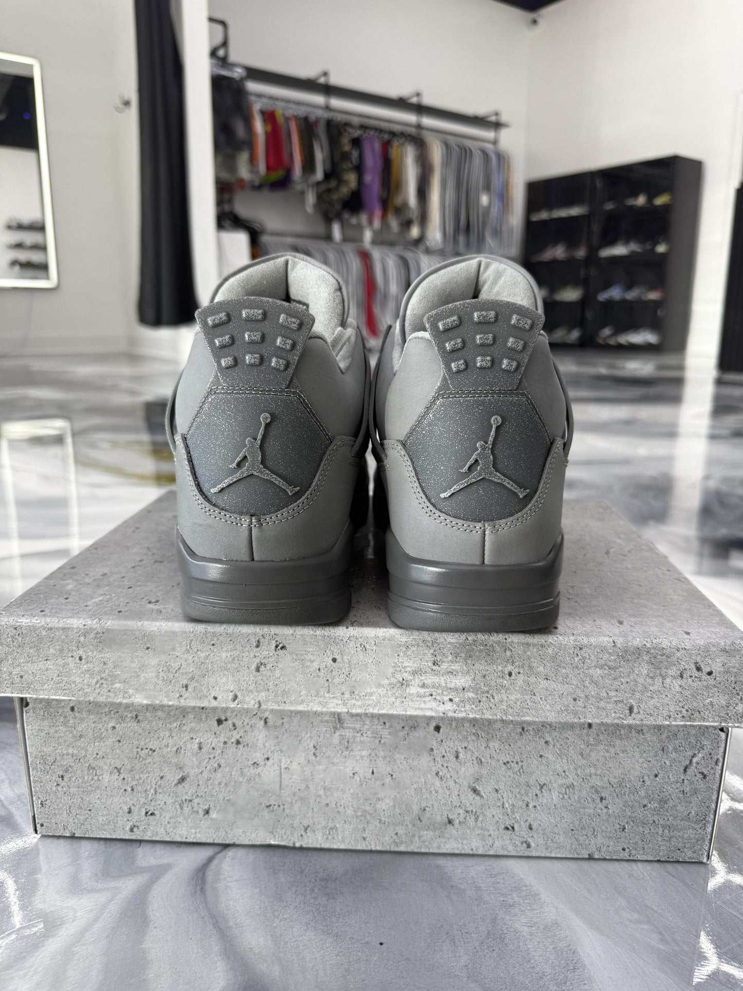 Jordan 4 "Paris/Wet Cement" Used Size 12