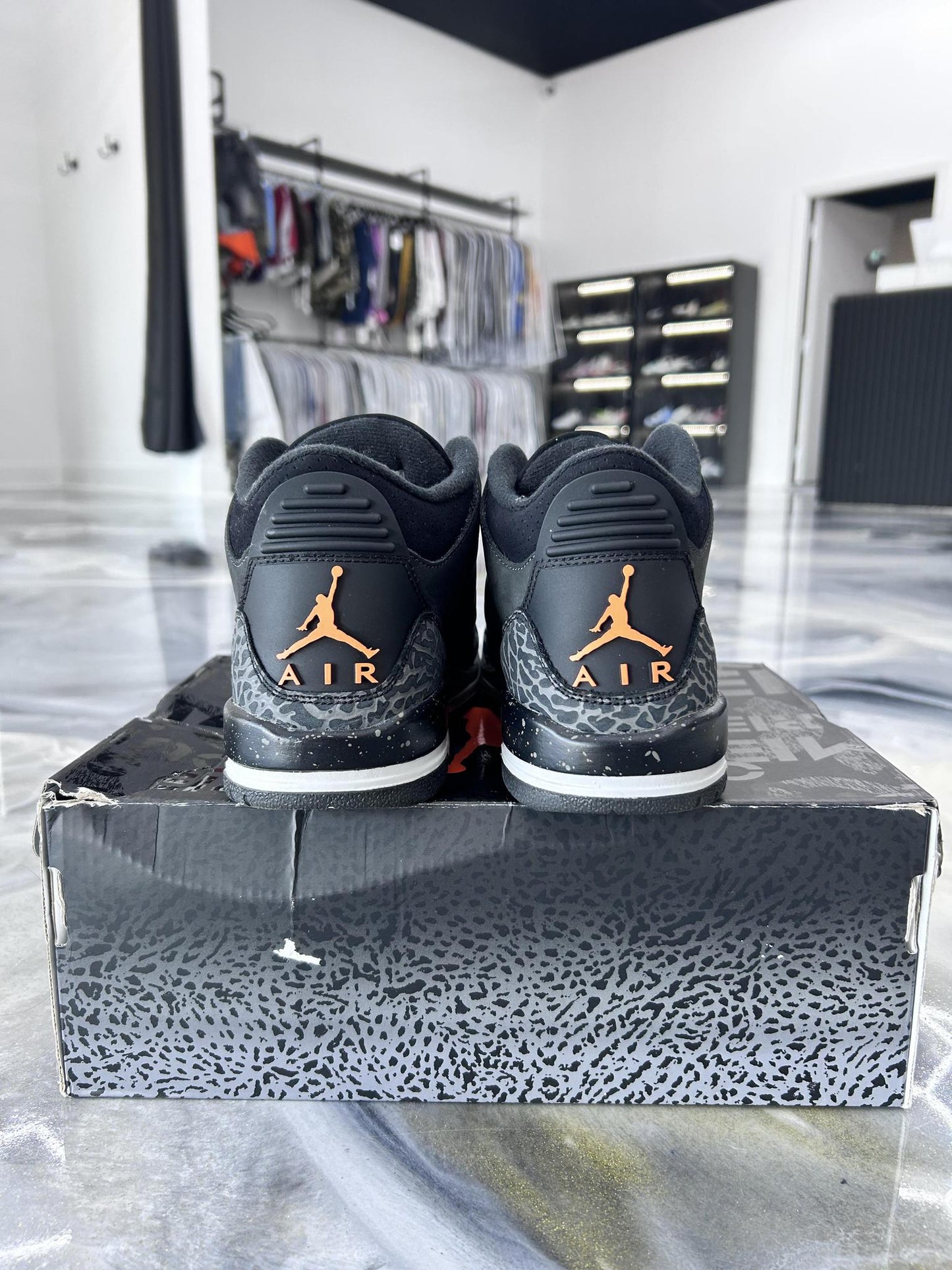 Jordan 3 "Fear" Used Size 6Y/7.5W