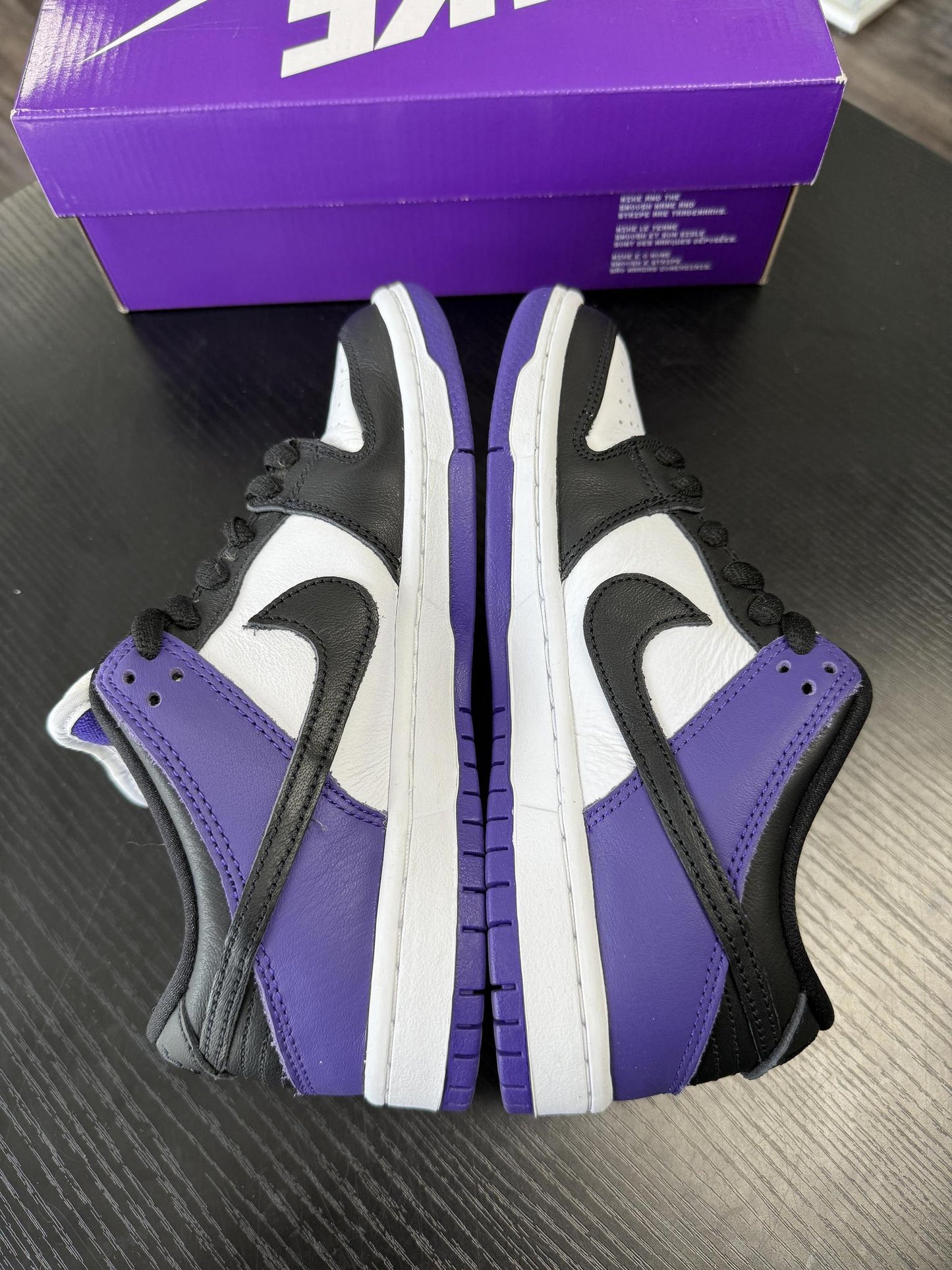 Nike SB Dunk Low "Court Purple" Used Size 5.5Y/7W