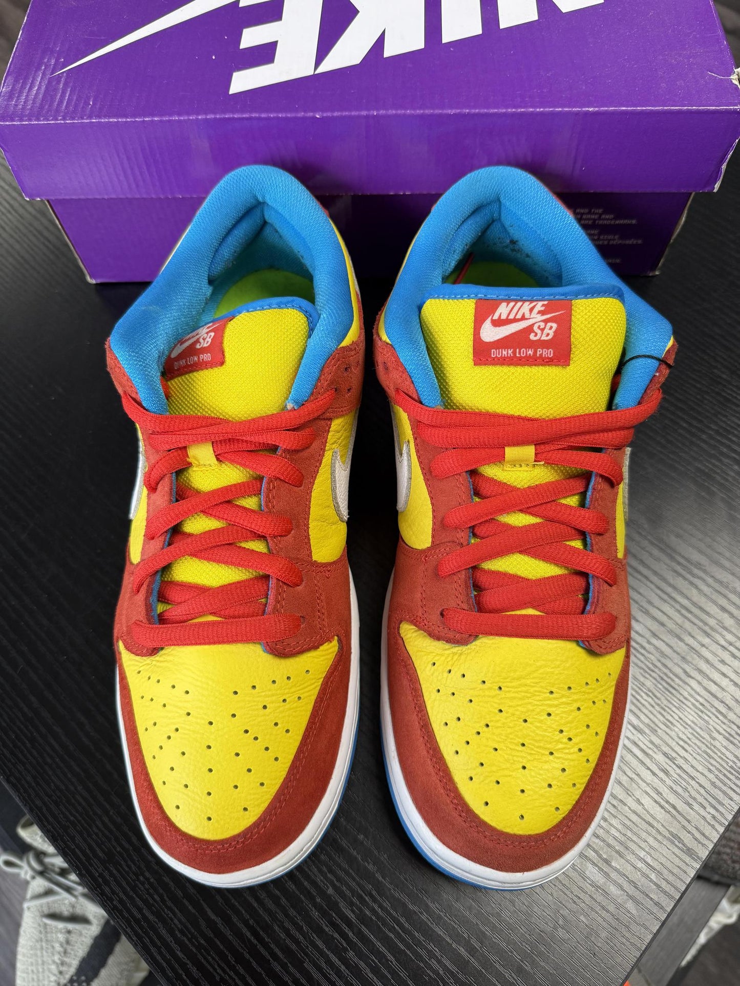 Nike Dunk Low SB "Bart Simpson" Used Size 11