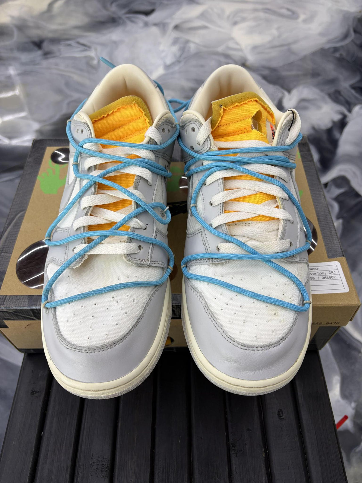 Nike Dunk Low Off-White "Lot 2" Used Size 12