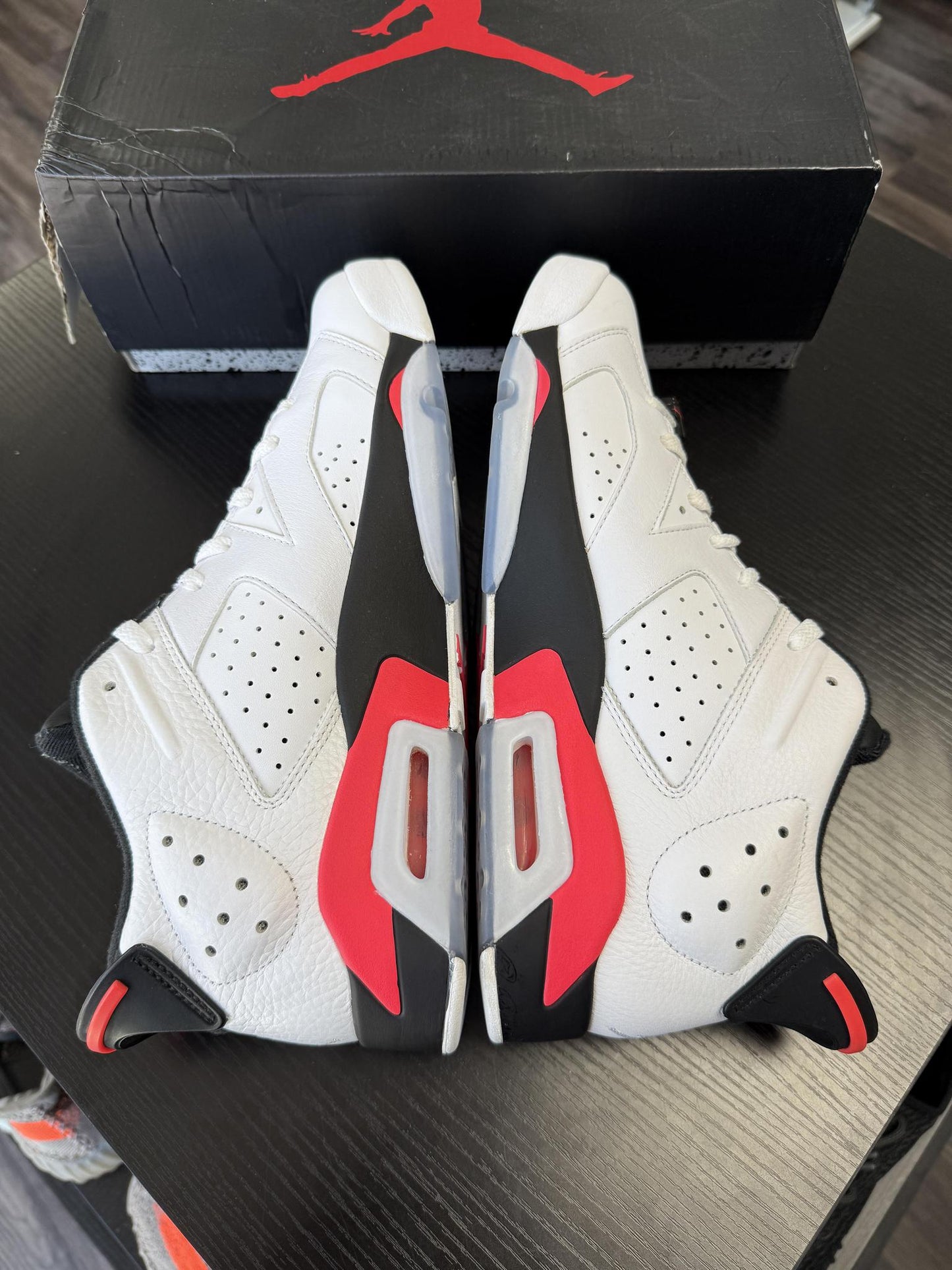 Jordan 6 Low "Infrared White" Used Size 11.5