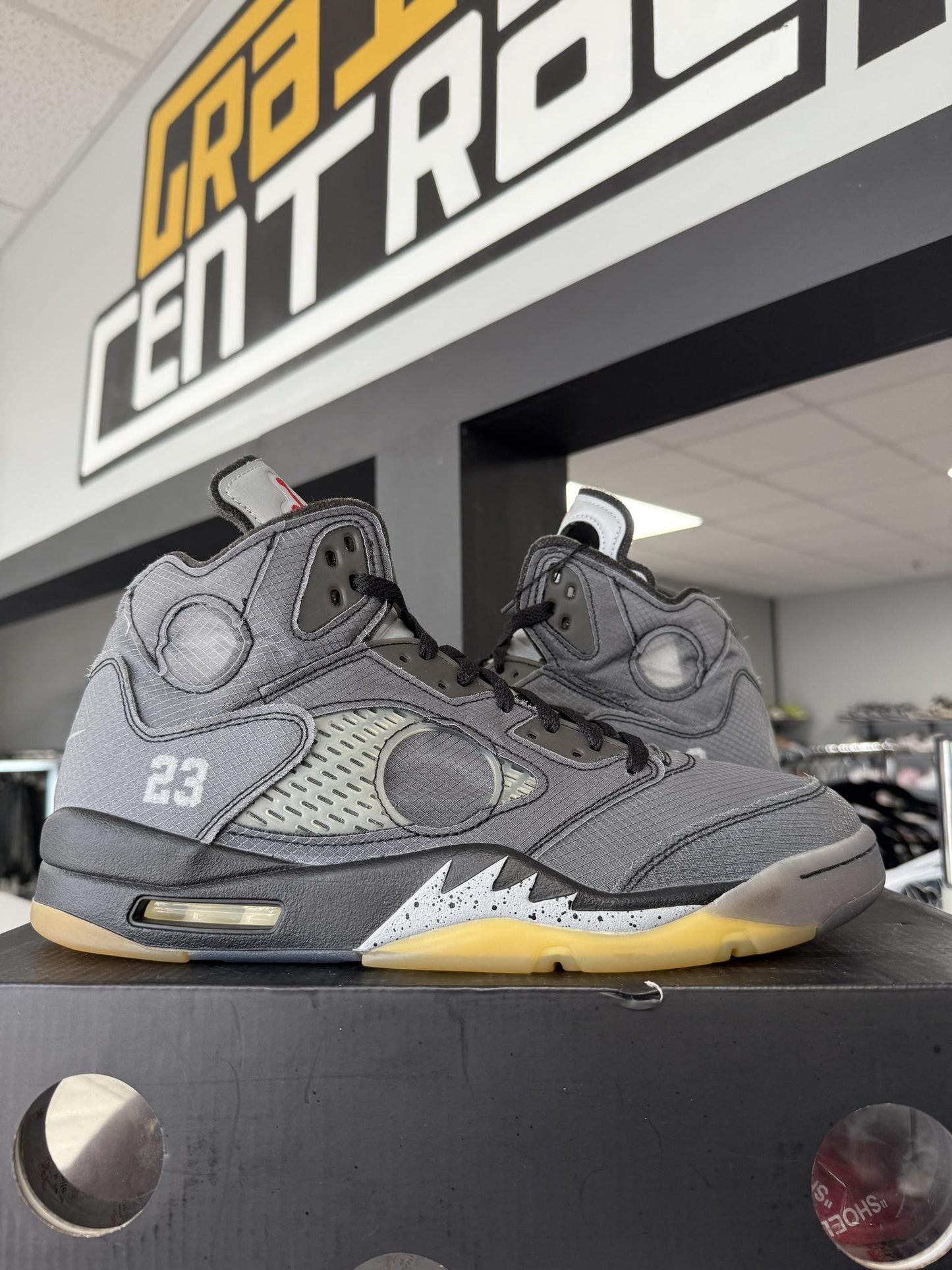 Jordan 5 x Off White "Muslin" Used Size 12
