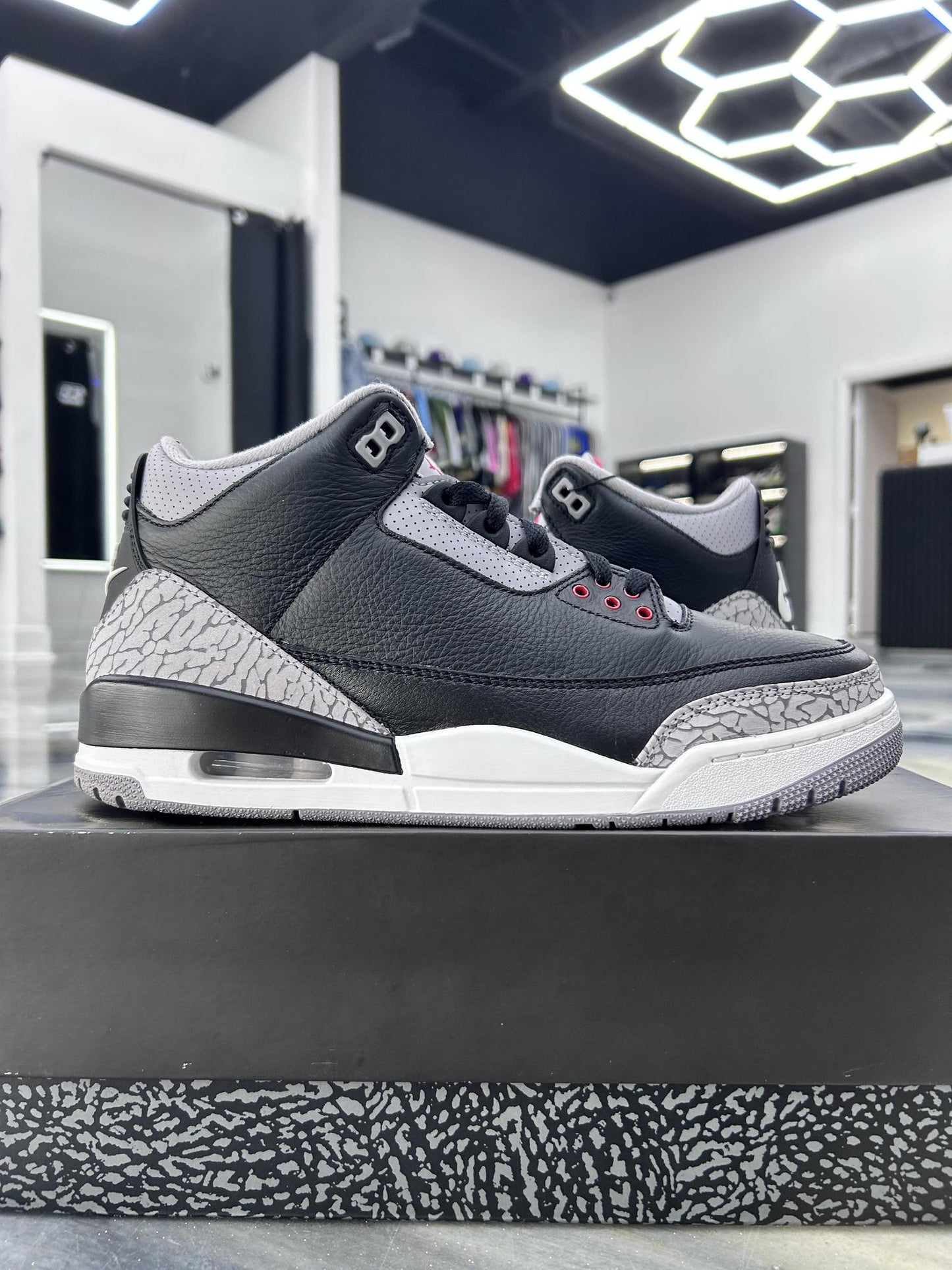 Jordan 3 "Black Cement" Used Size 10