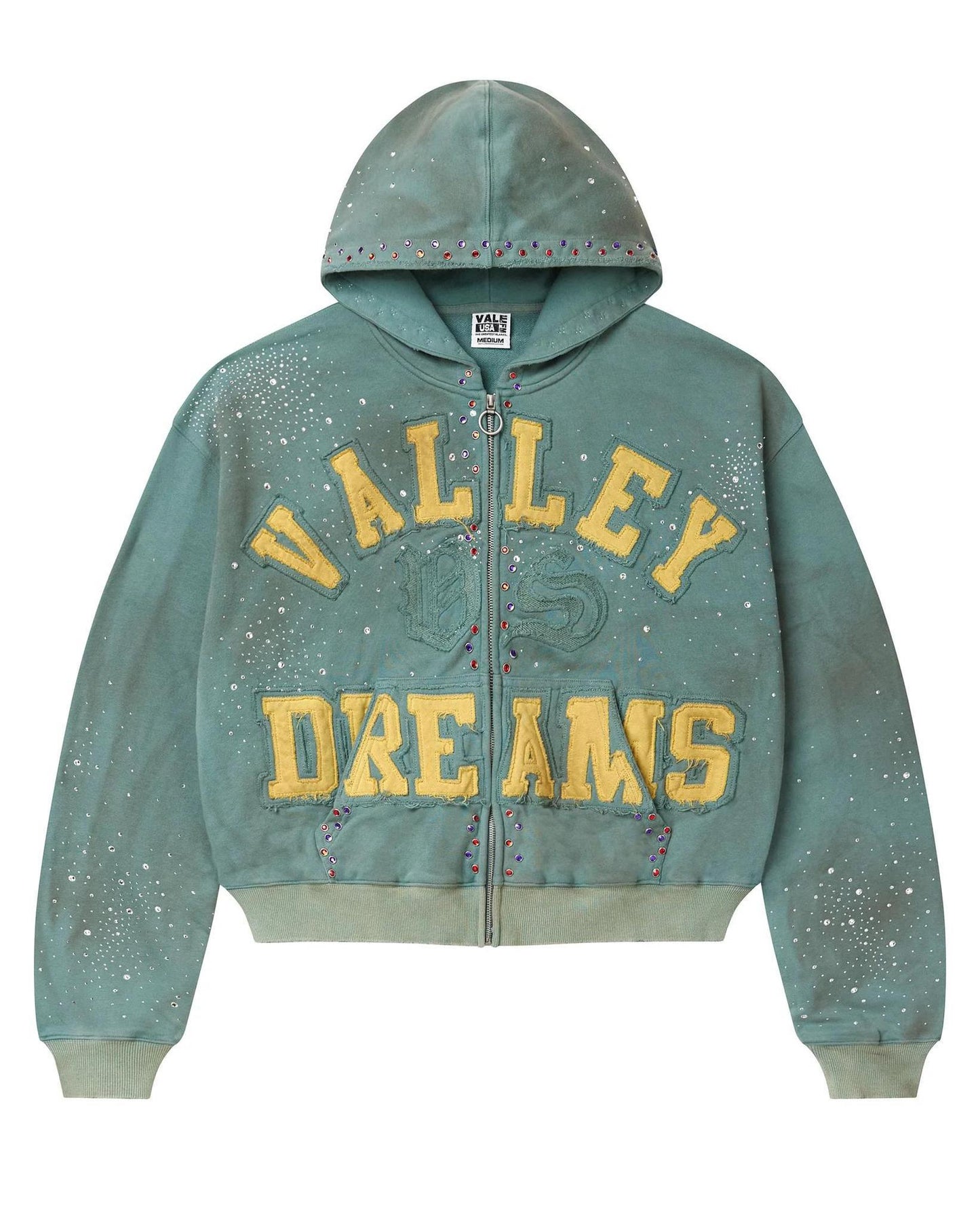 Vale Bank Zip Up "Green/Yellow"