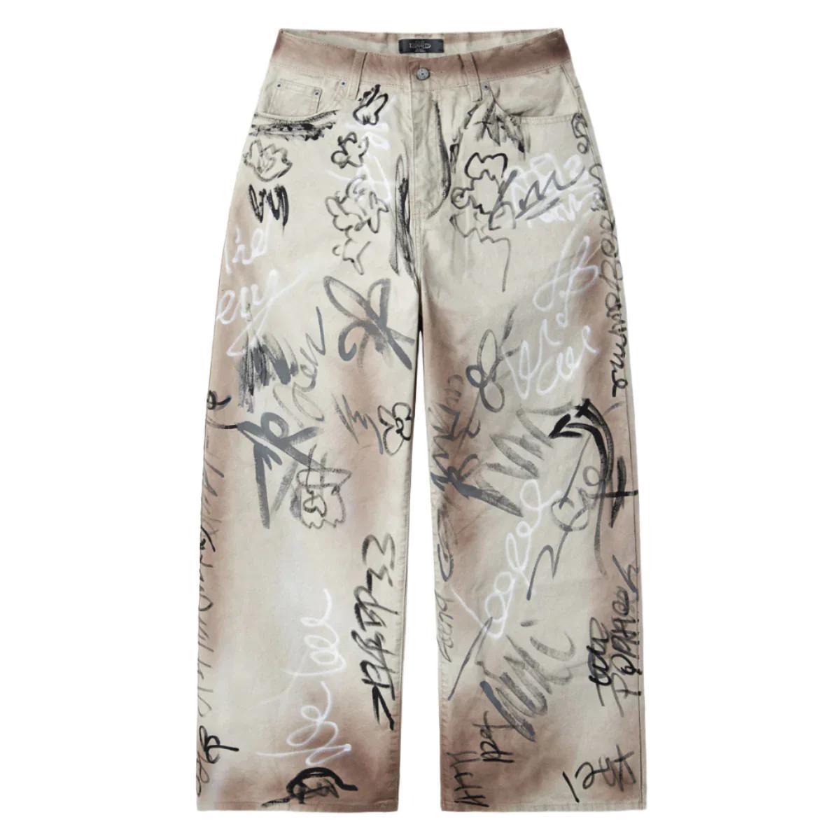 HMDD Grafitti Chinos "Cream/Brown/Black"