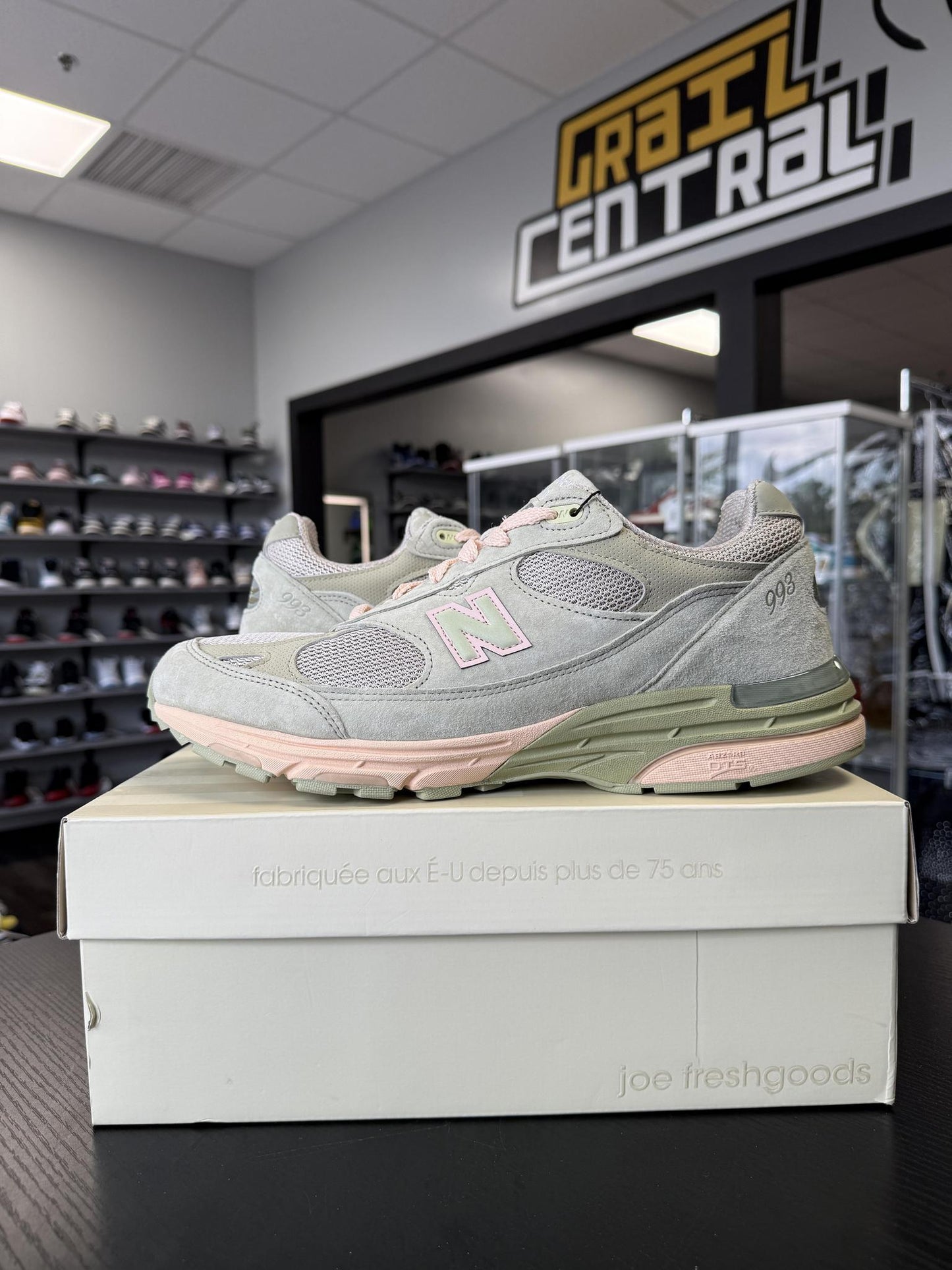New Balance 993 x JFG "Art Sage" Used Size 13