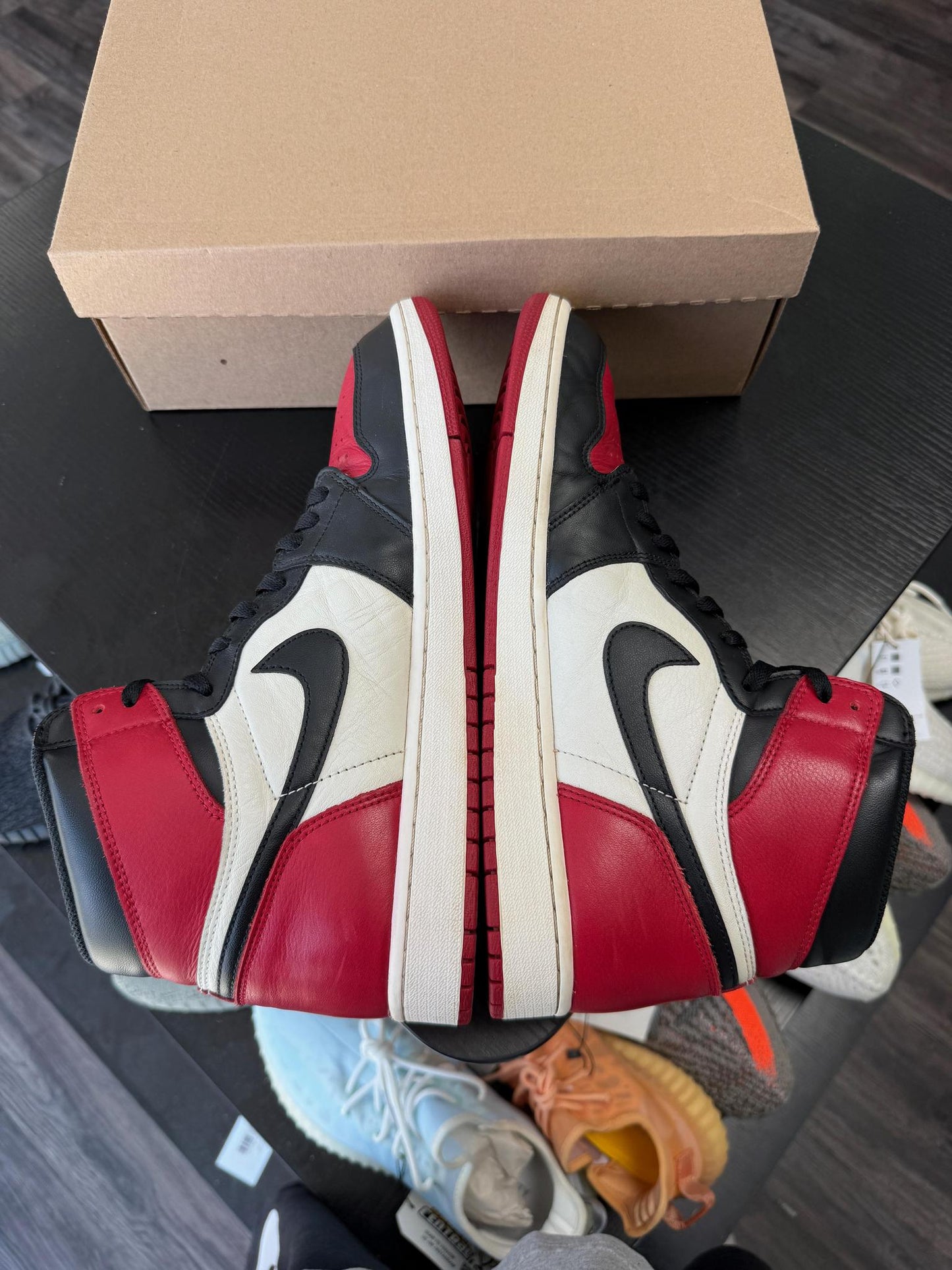 Jordan 1 "Bred Toe" Used Size 13