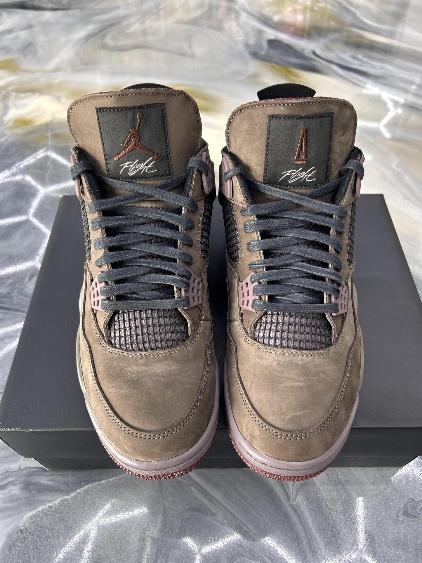 Jordan 4 A Ma Maniere "Dark Mocha" Used Size 12W/10.5M