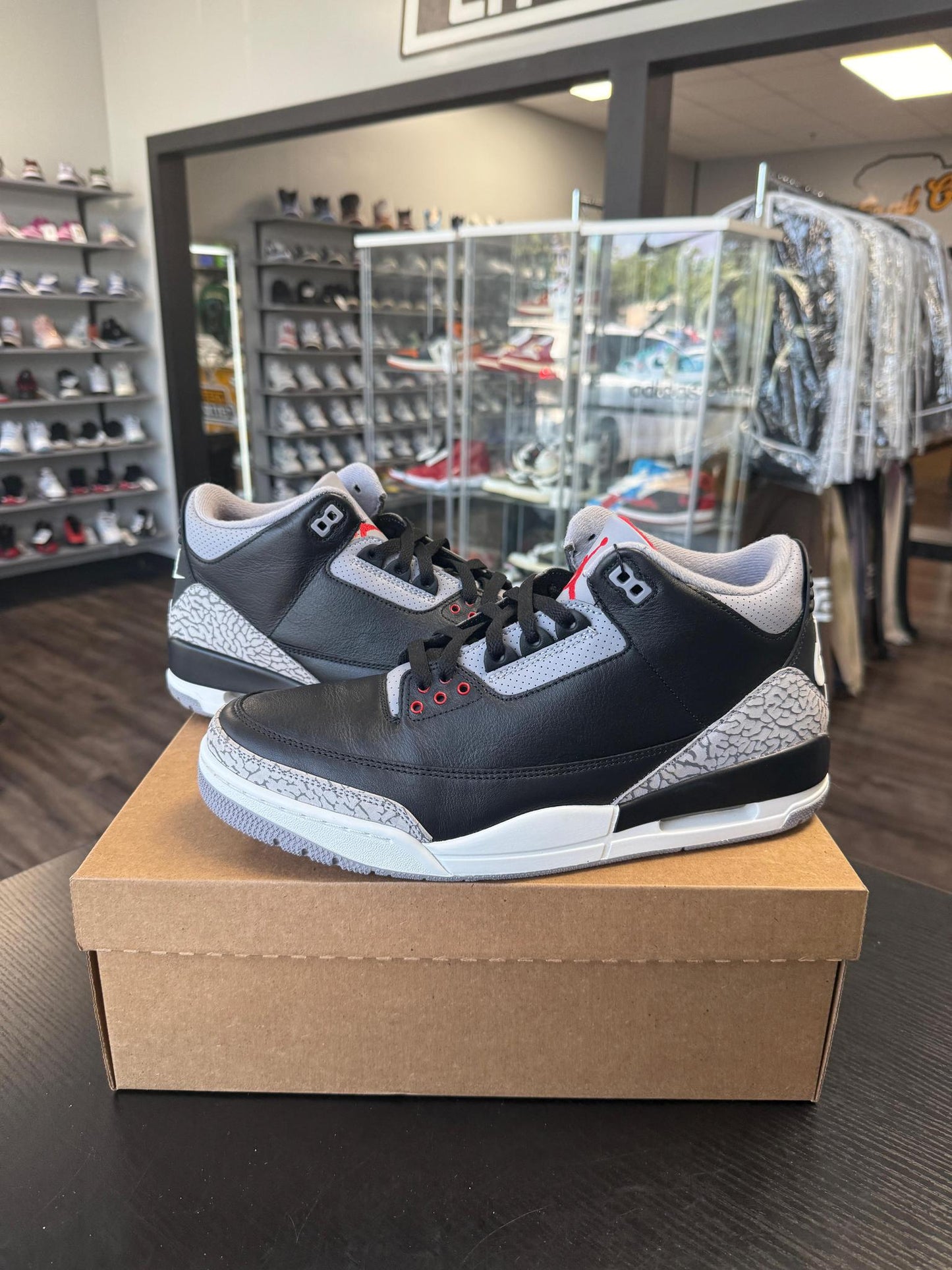 Jordan 3 "Black Cement" Used Size 12