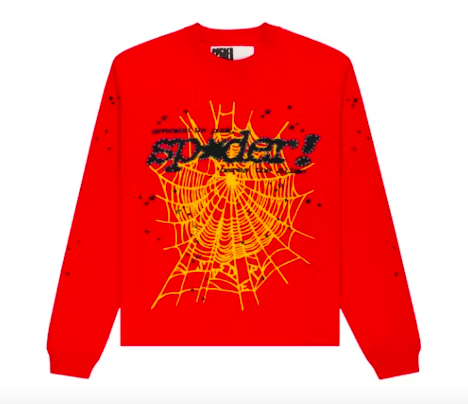 Sp5der Punk V2 Longsleeve "Red"