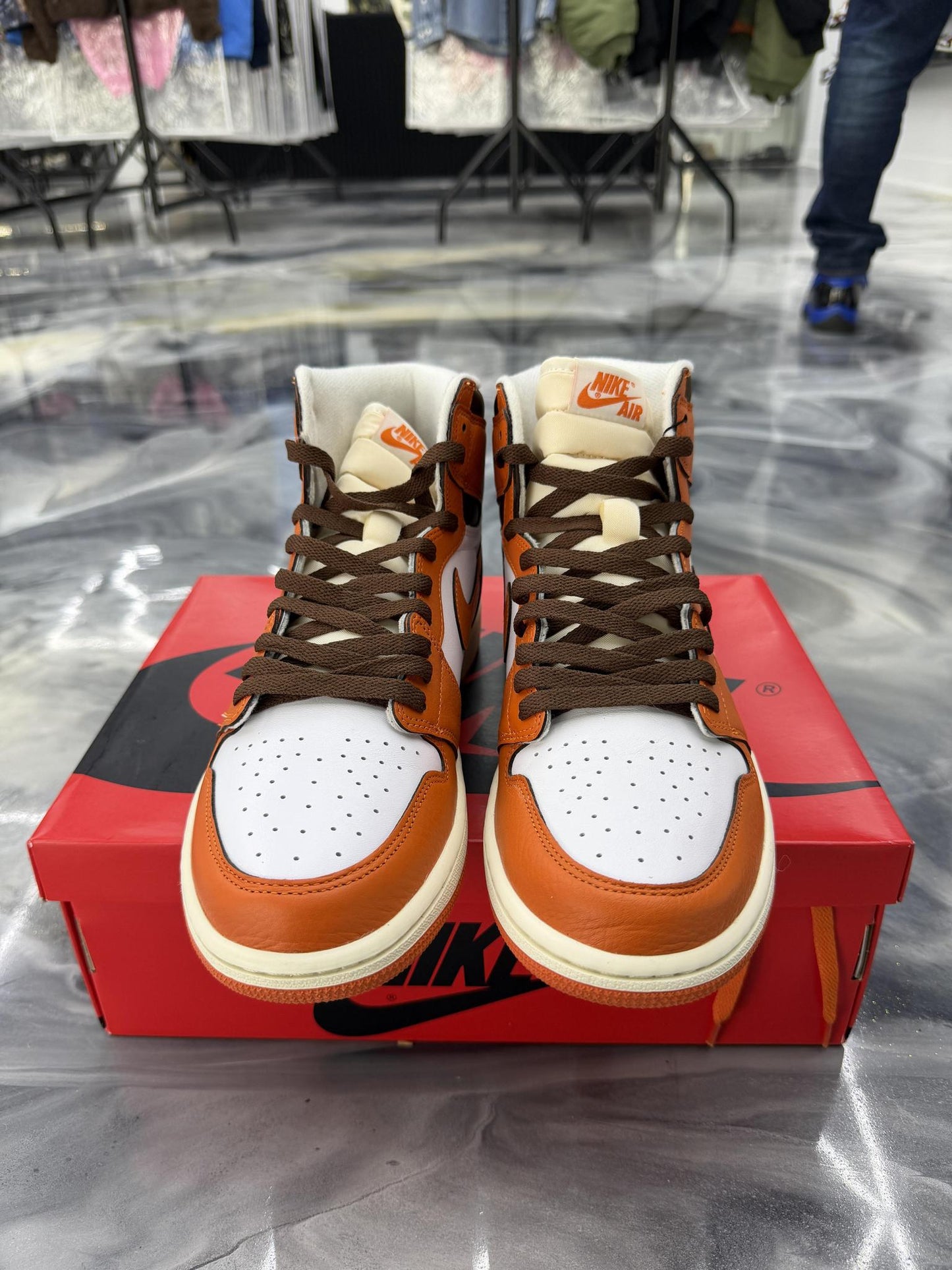 Jordan 1 "Starfish" Used Size 10