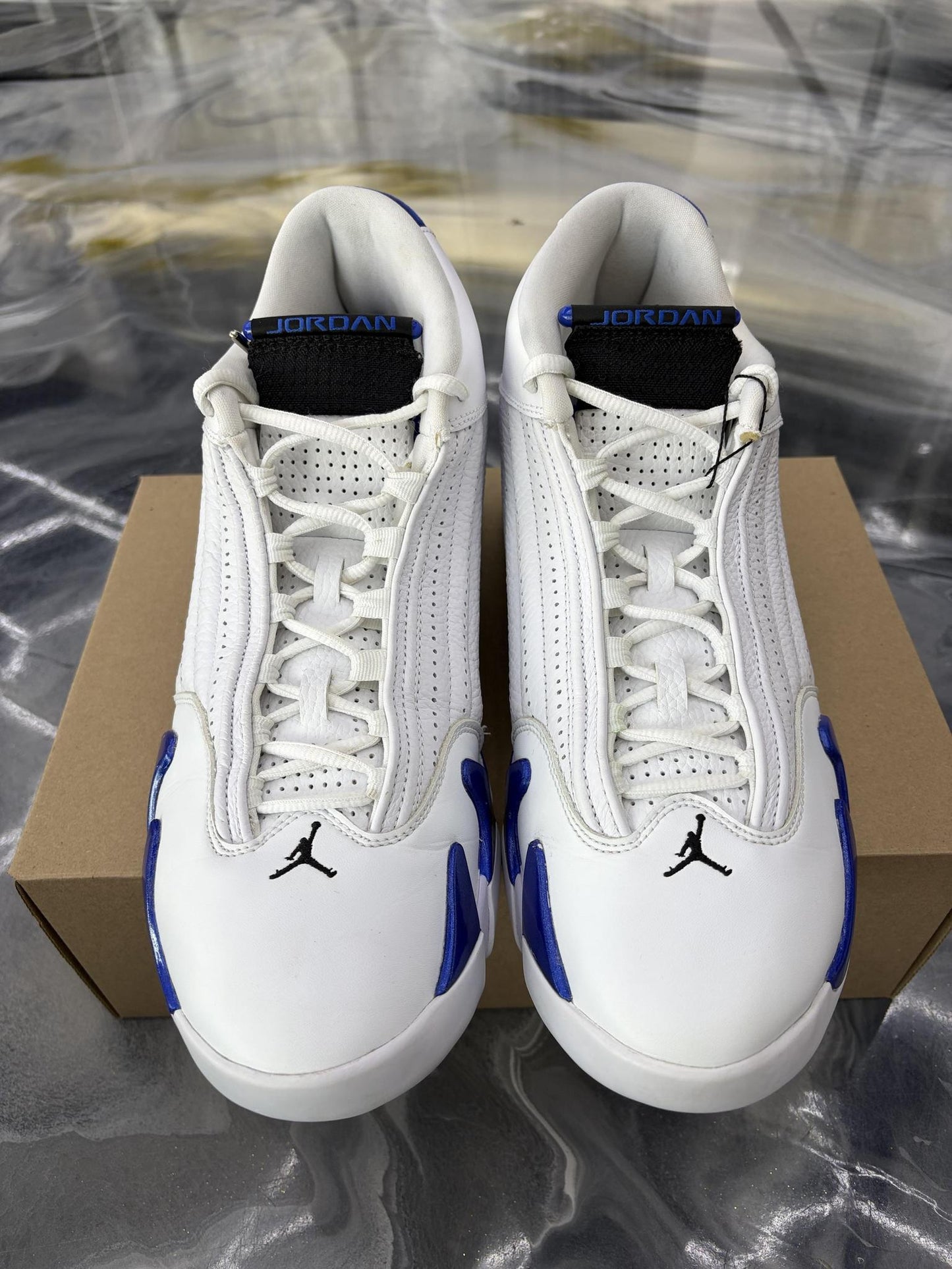Jordan 14 "Hyper Royal" Used Size 13