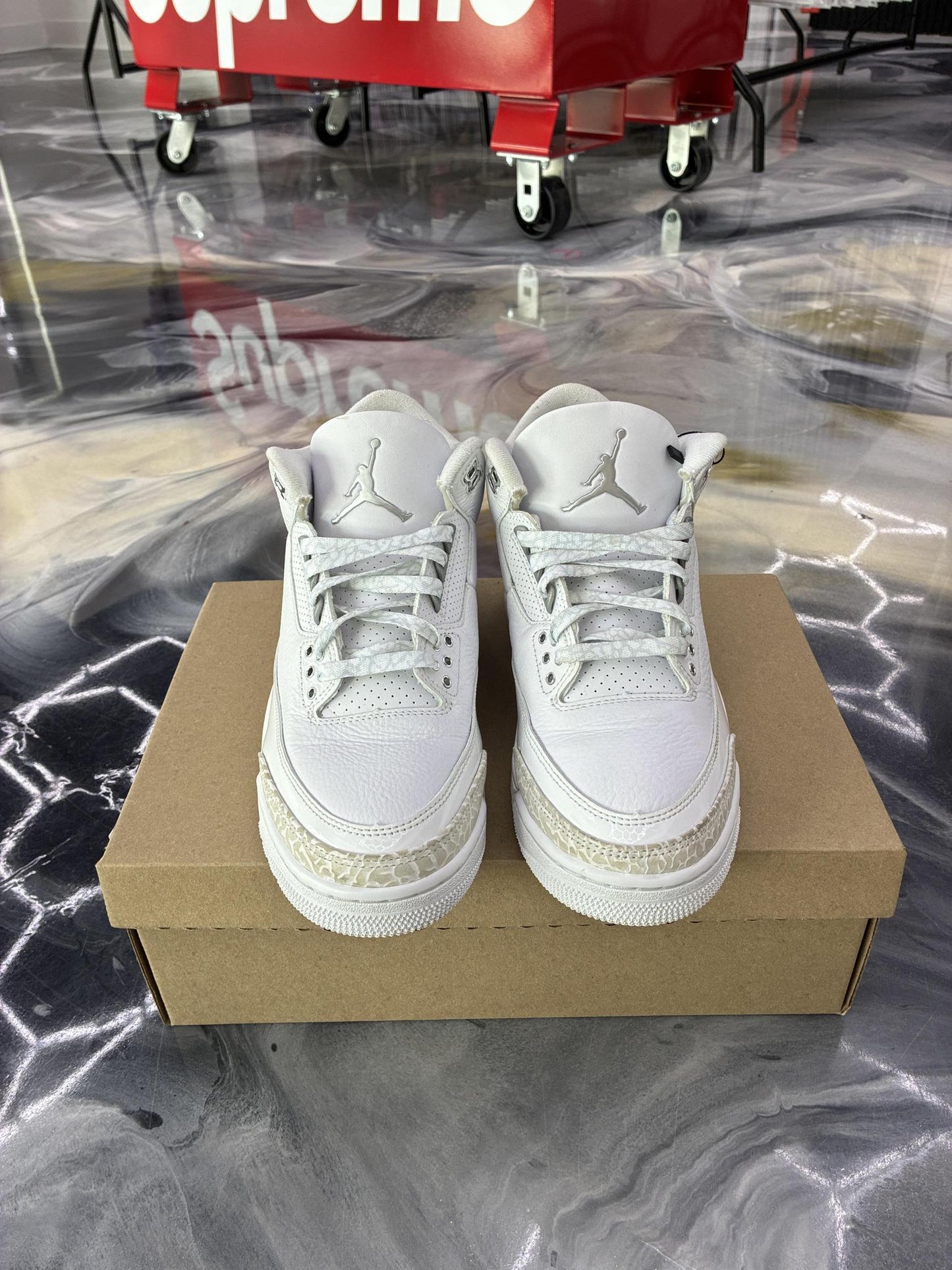 Jordan 3 "Pure Money" Used Size 8.5