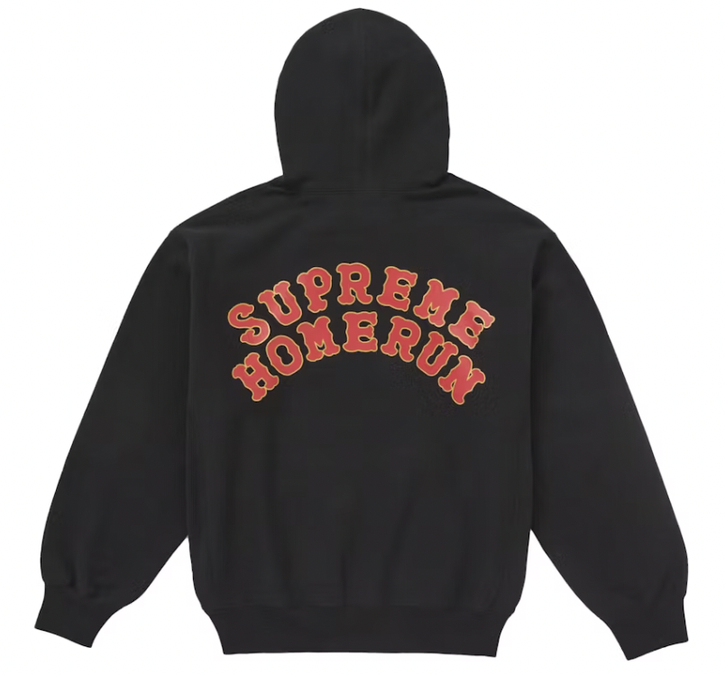 Supreme Homerun Hoodie "Black"