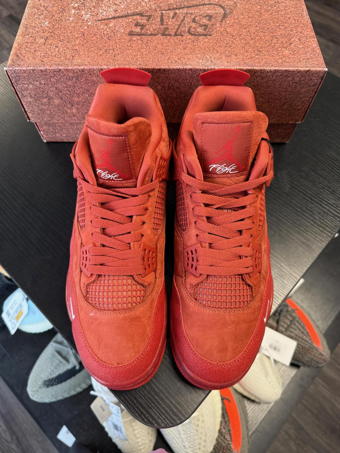 Jordan 4 x Nigel Sylvester "Brick By Brick" Used Size 13