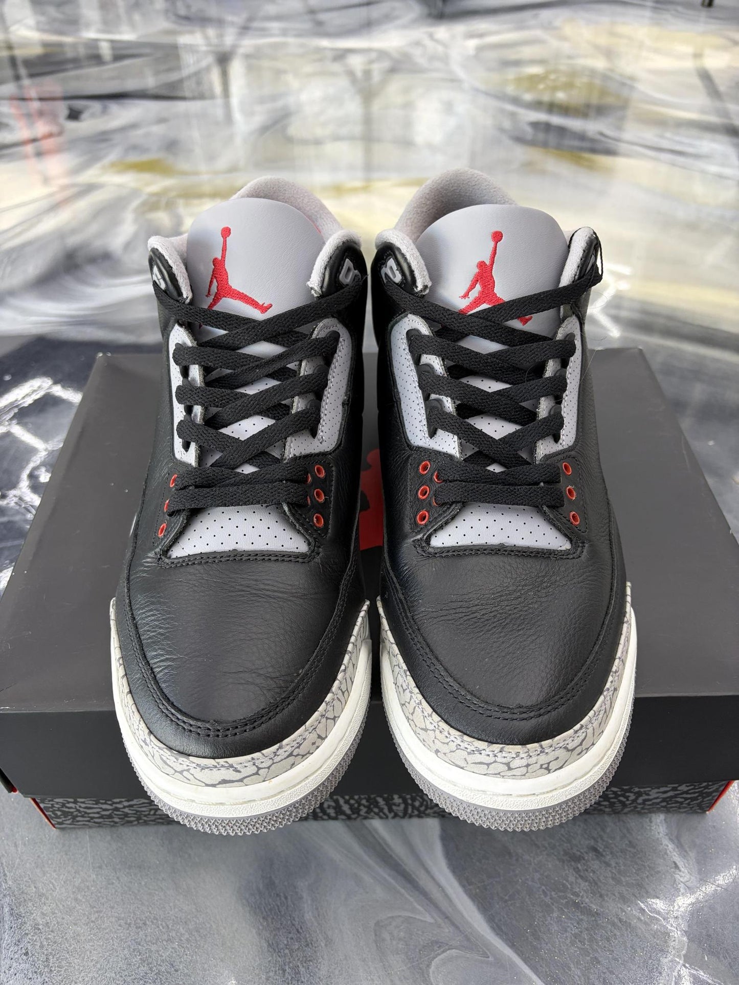 Jordan 3 "Black Cement" Used Size 12