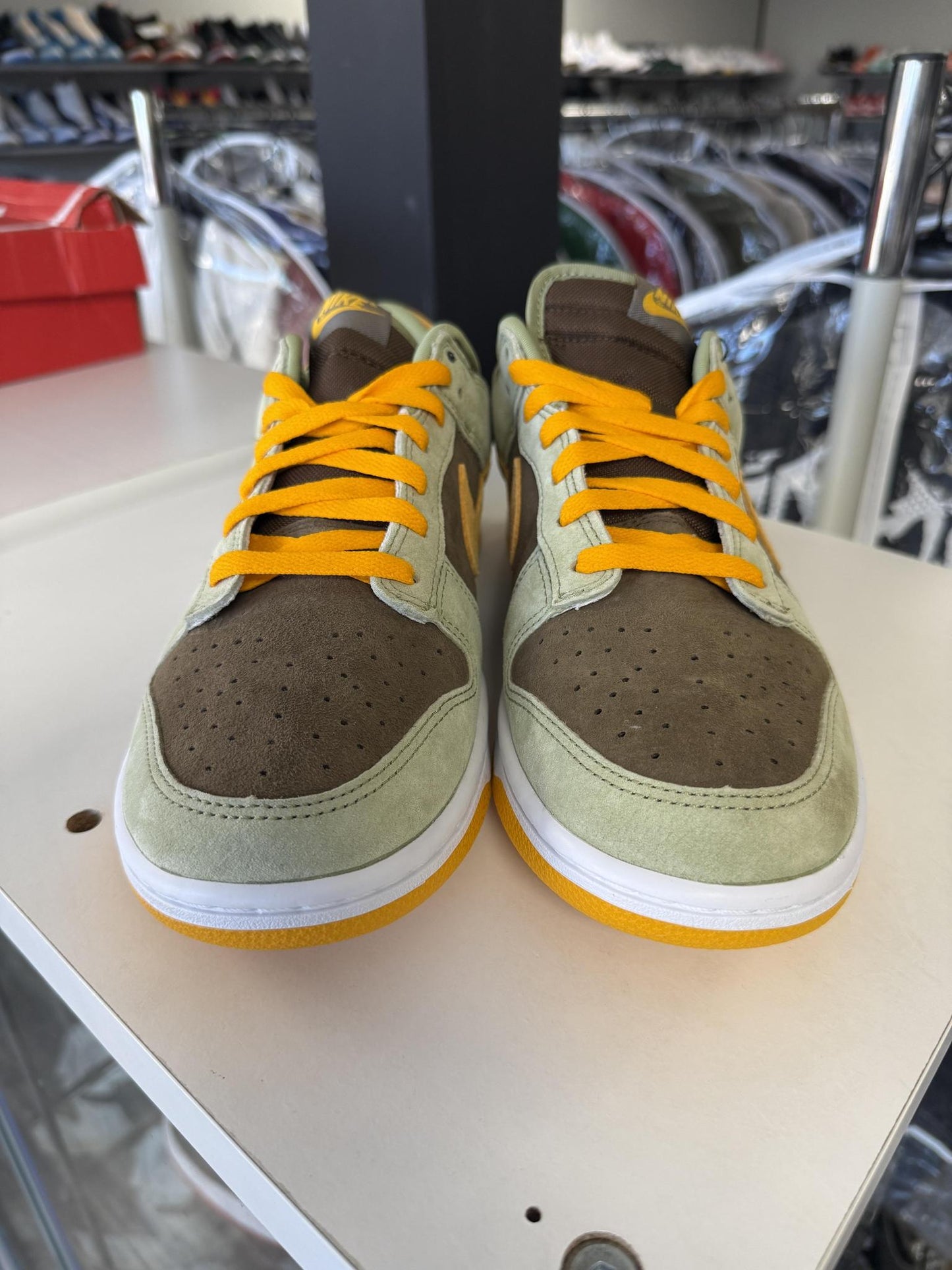 Dunk Low "Dusty Olive" Used Size 10