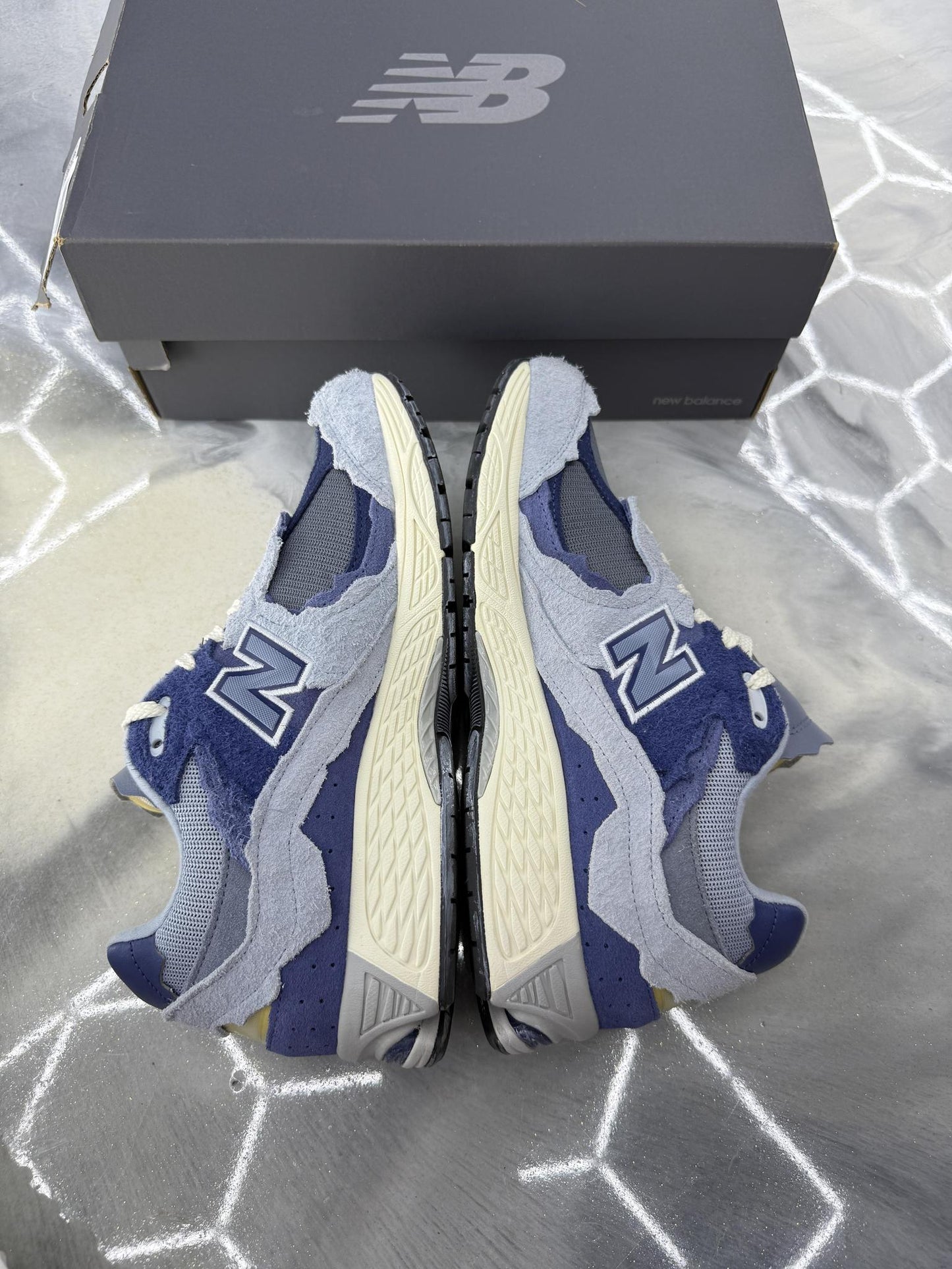 New Balance 2002R Protection Pack "Blue Grey" Used Size 10