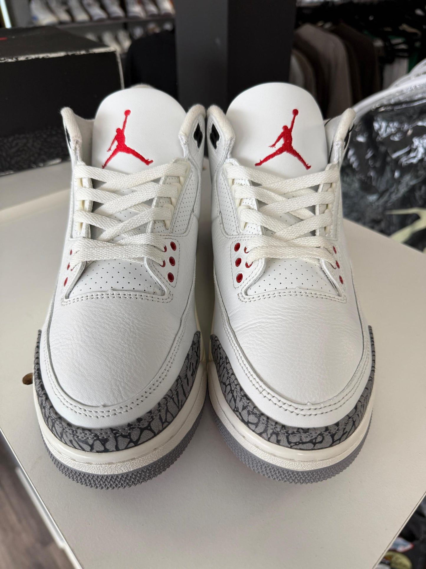 Jordan 3 "White Cement Reimagined" Used Size 9.5
