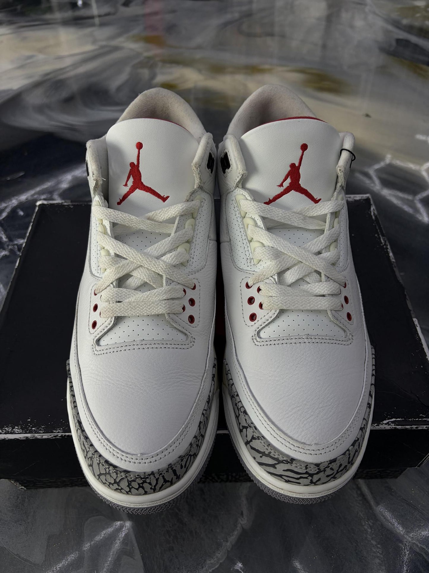 Jordan 3 "White Cement Reimagined" Used Size 11
