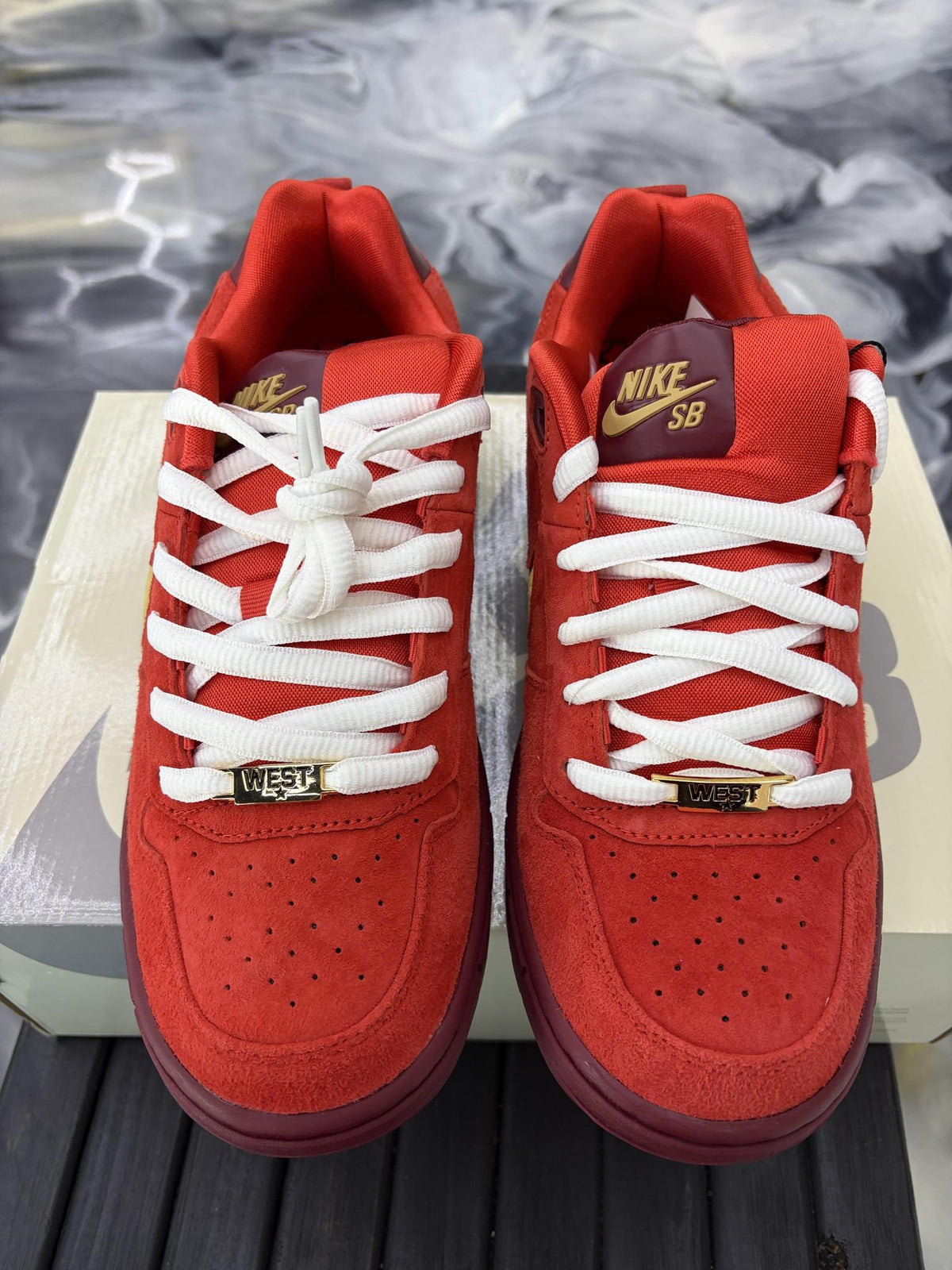 Nike Paul Rodriguez Zoom Low "Habanero Red" Used Size 9.5