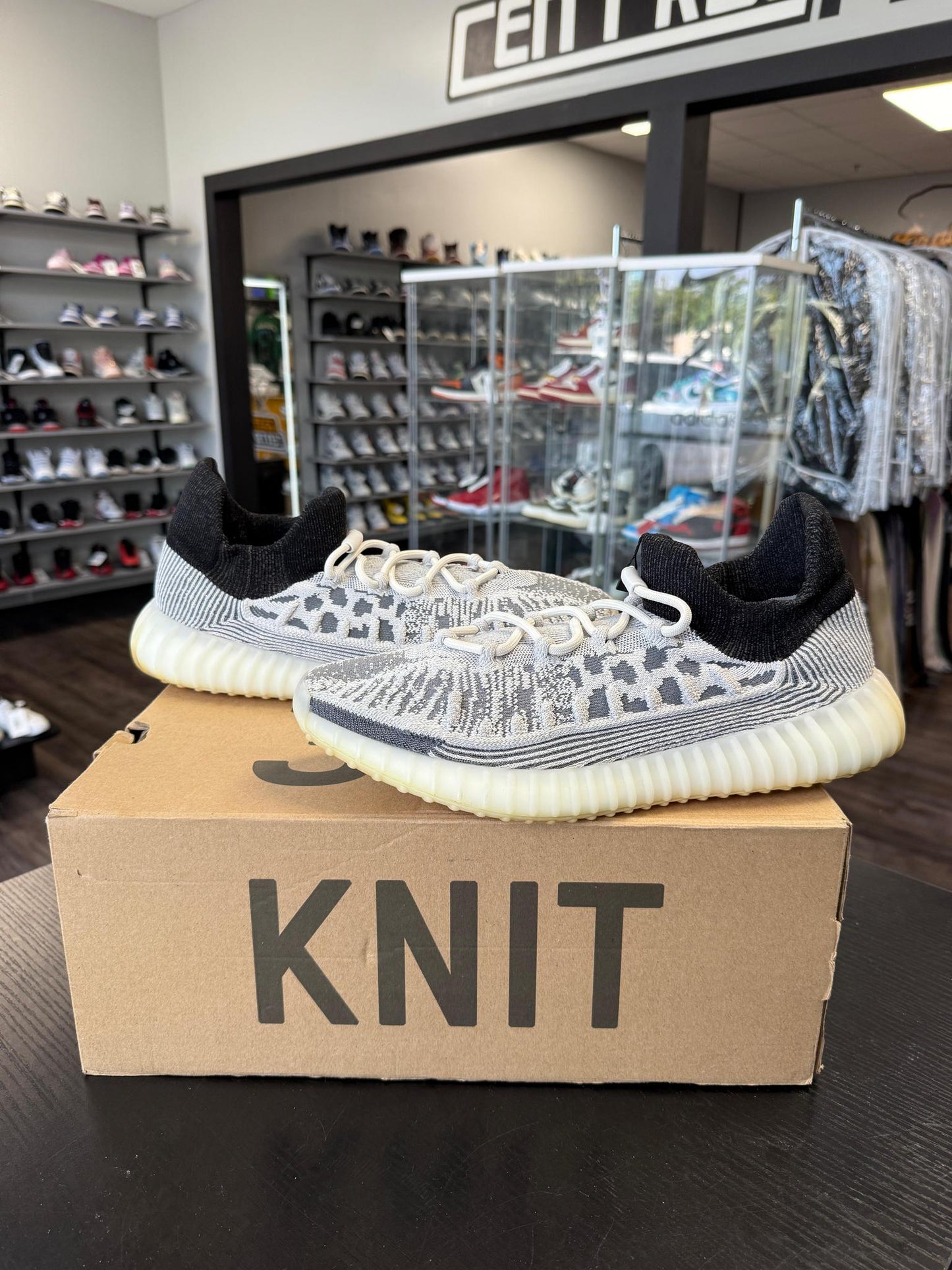 Yeezy 350 V2 CMPCT "Slate Panda" Used Size 13