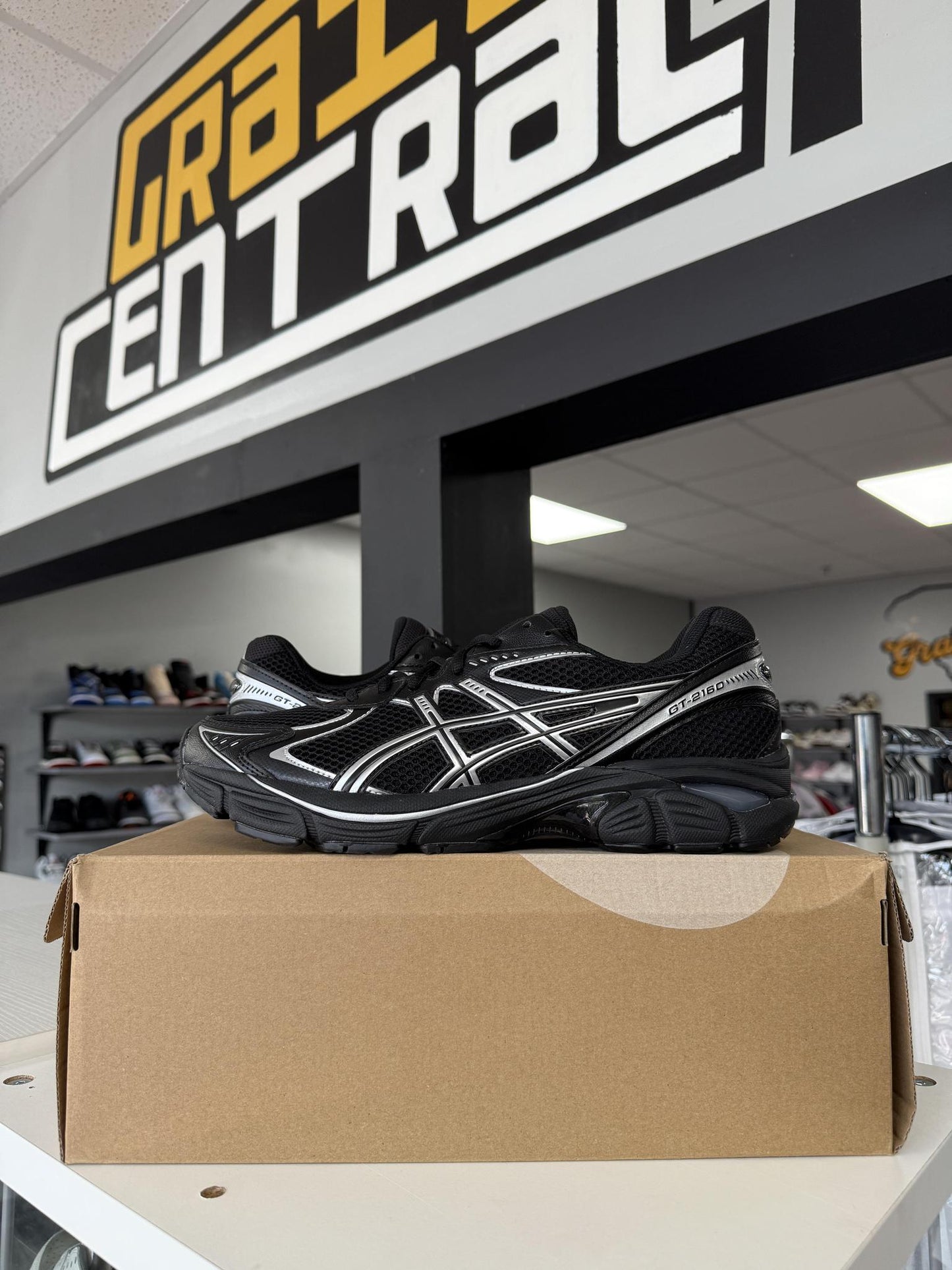 Asics GT-2160 "Black Pure Silver" Used Size 11