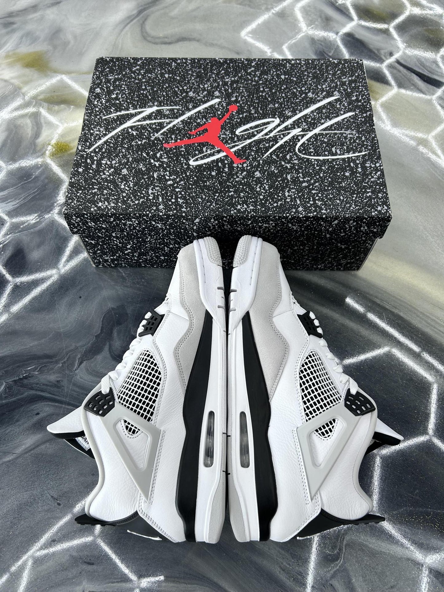 Jordan 4 "Military Black" Used Size 13