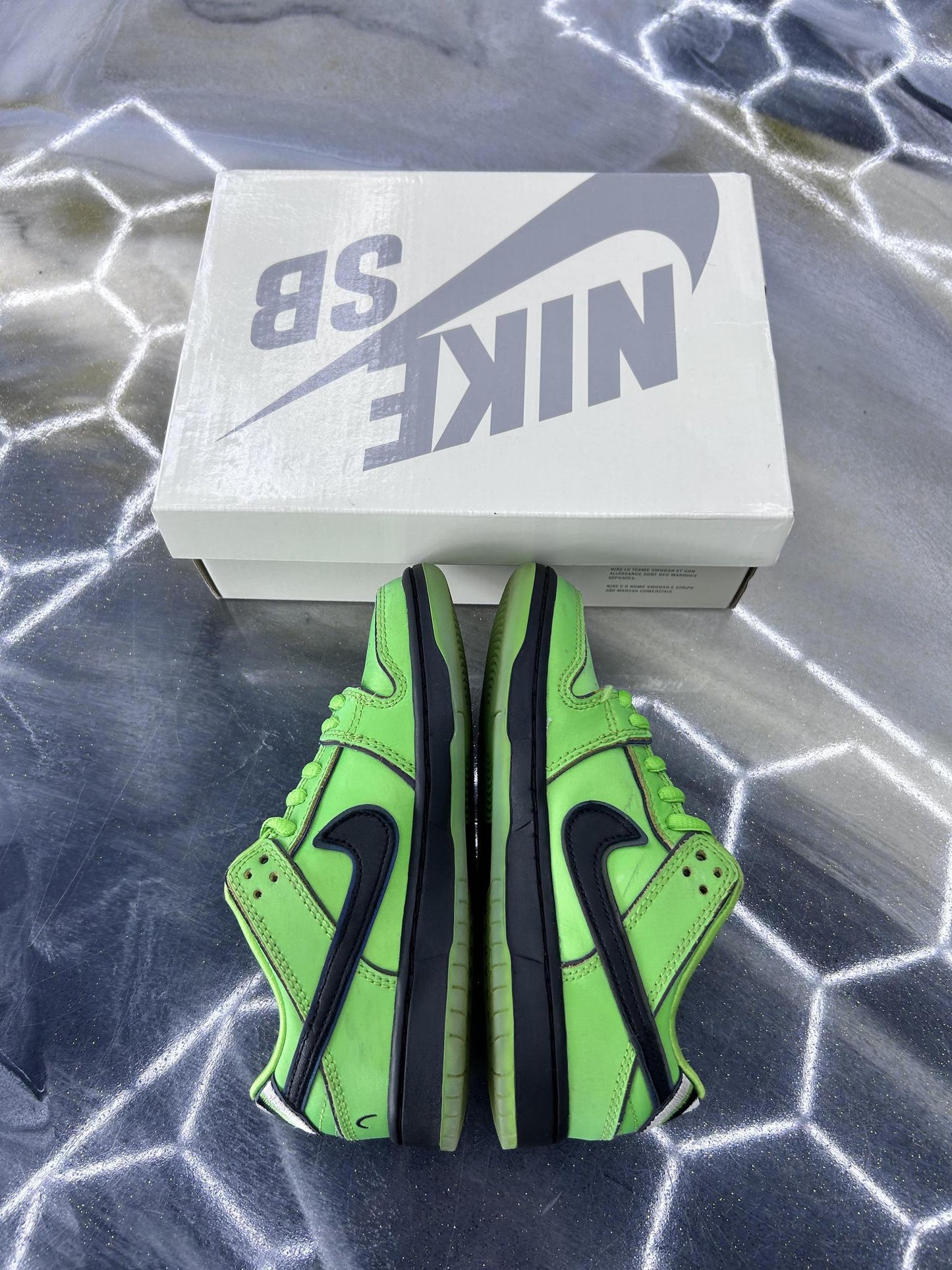 Nike SB Dunk Low "Powerpuff Buttercup" Used Size 13C