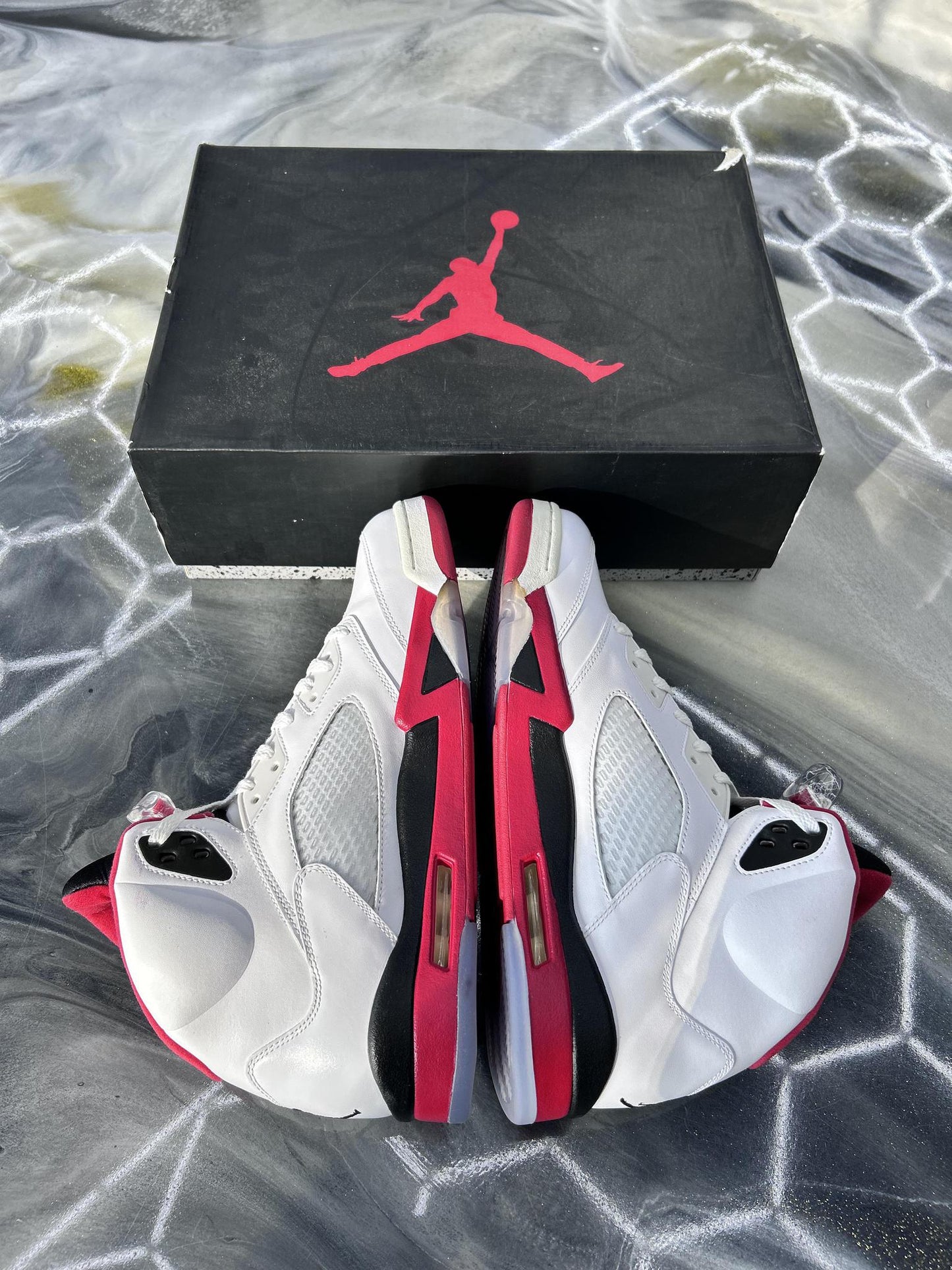 Jordan 5 "Fire Red" Used Size 13