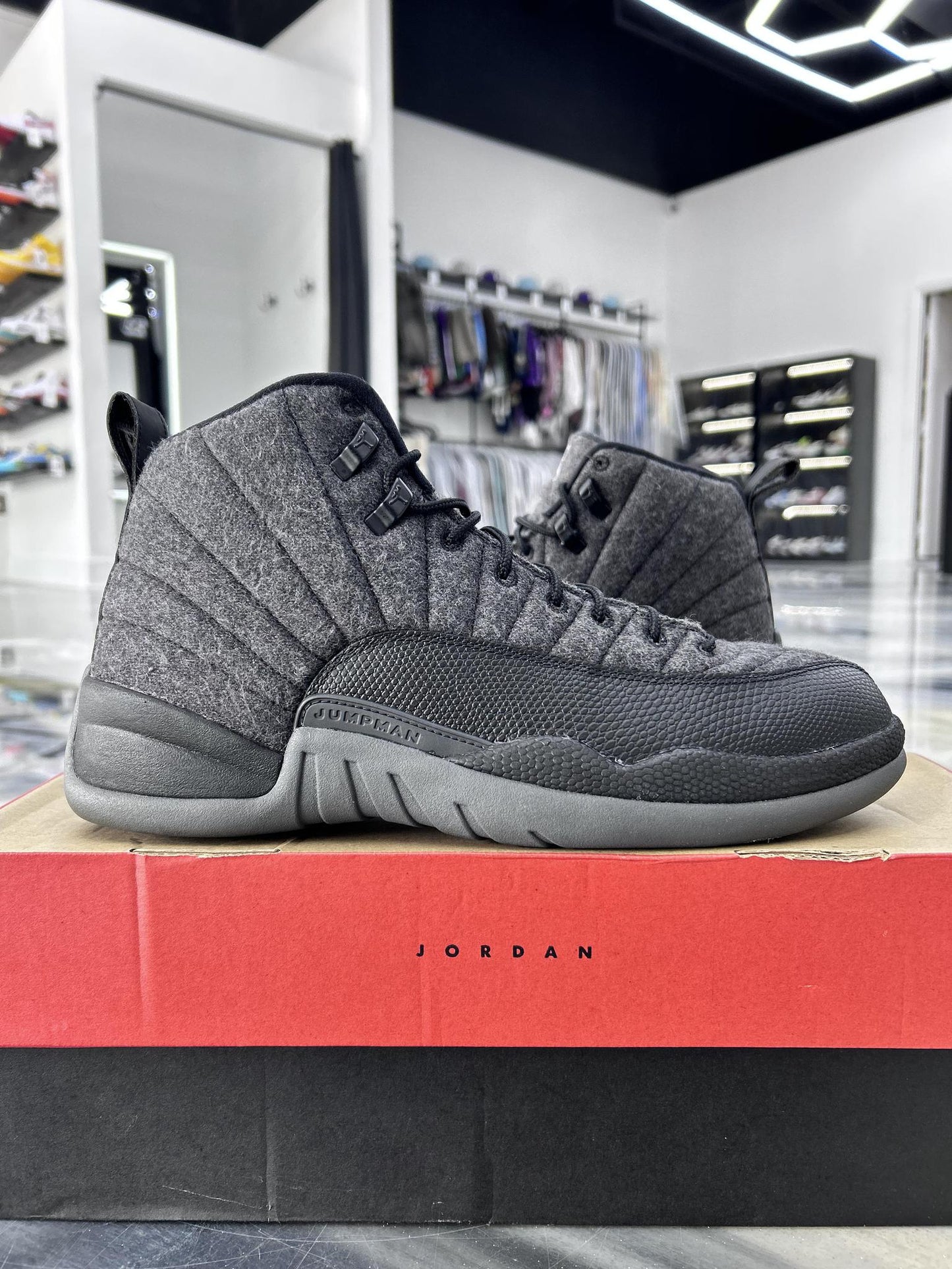 Jordan 12 "Wool" Used Size 12
