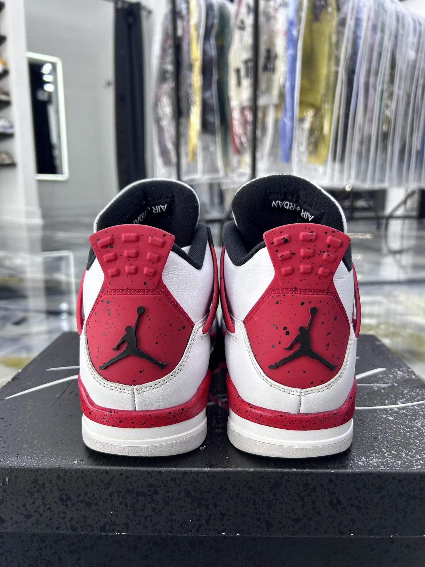 Jordan 4 Red Cement Used Size 9.5