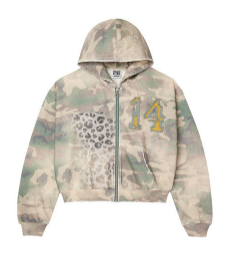 Vale Cheetah Zip Up "Camo"