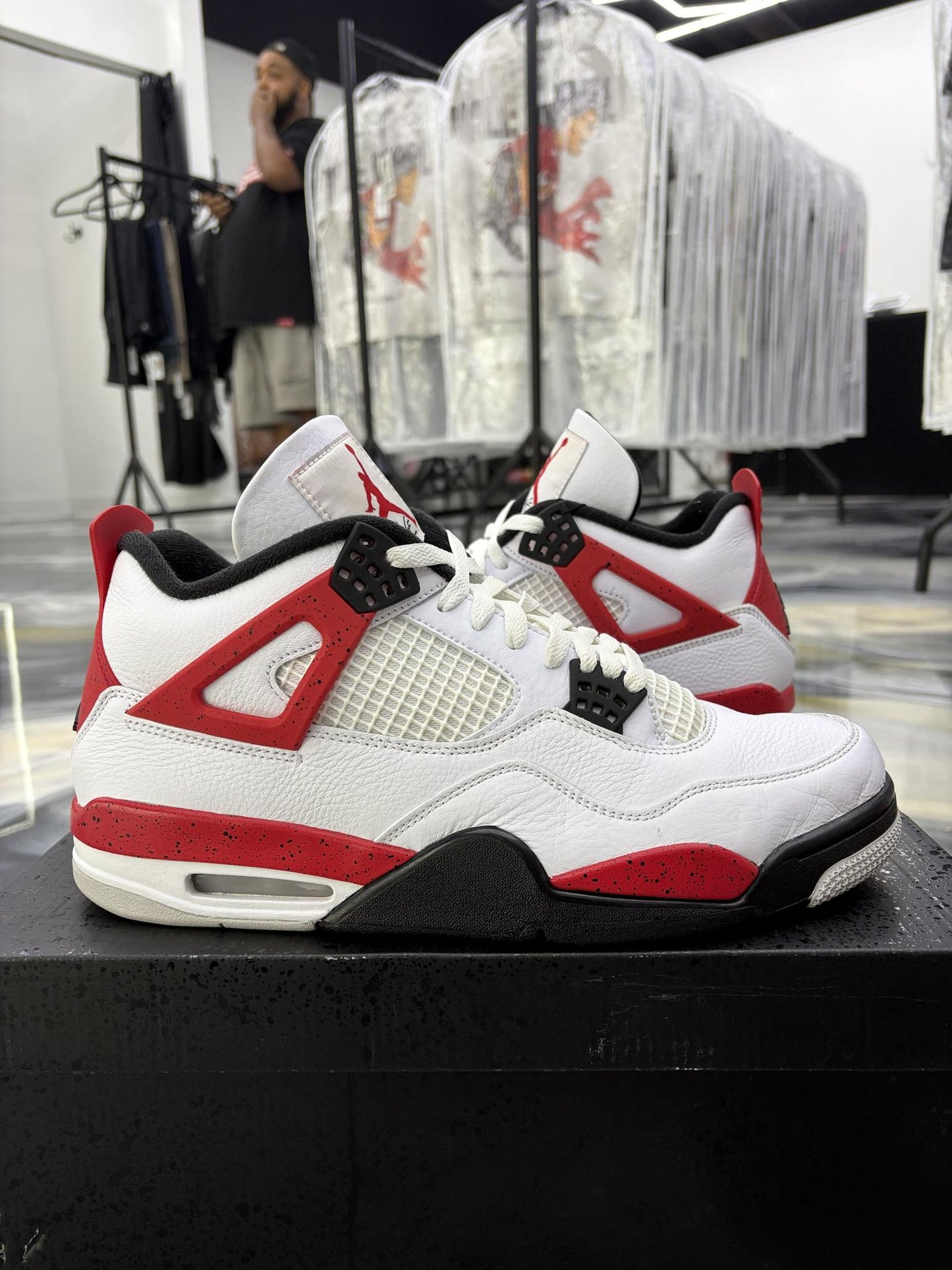 Jordan 4 "Red Cement" Used Size 12