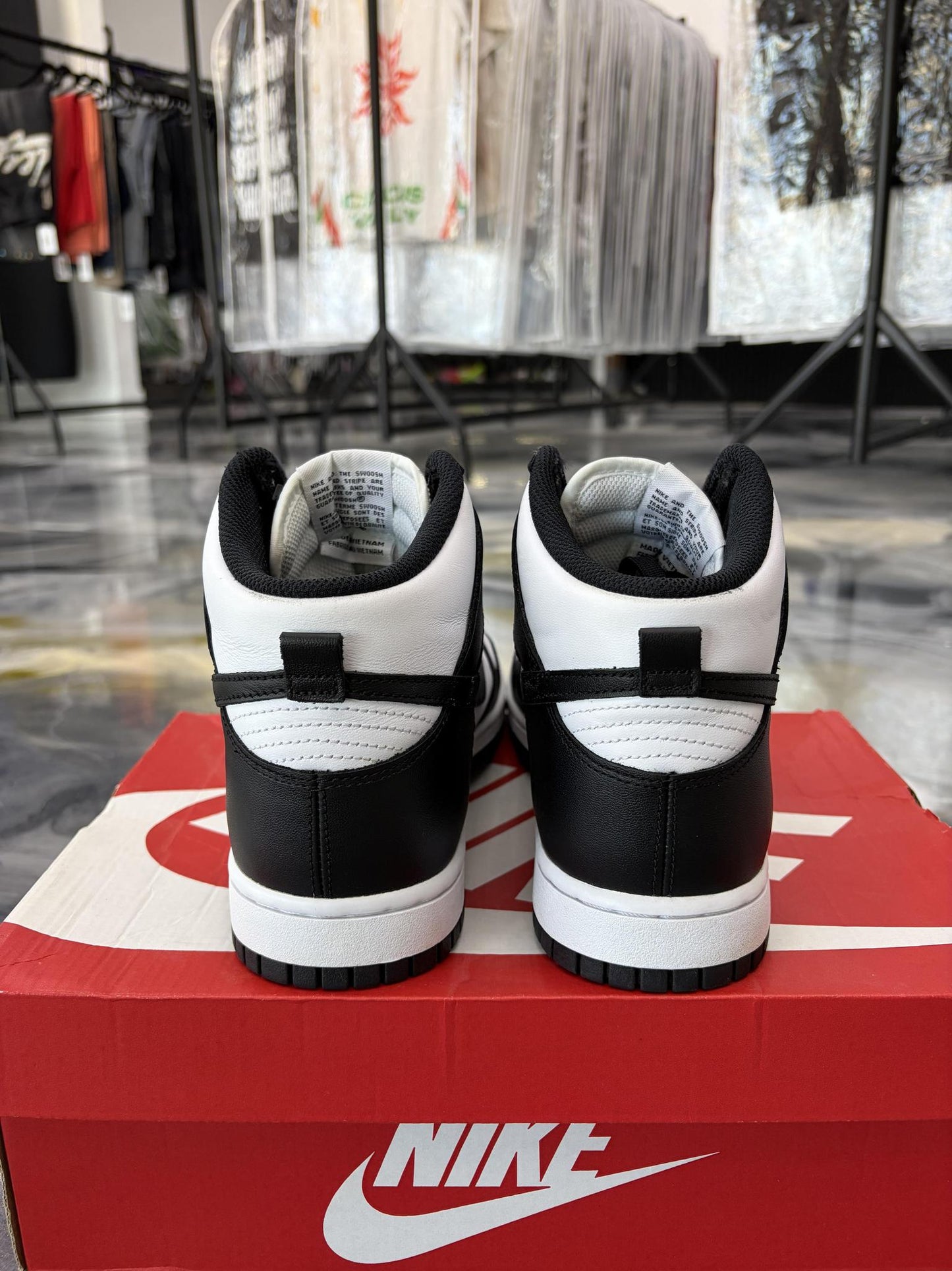 Nike "Panda" Dunk High Used Size 9