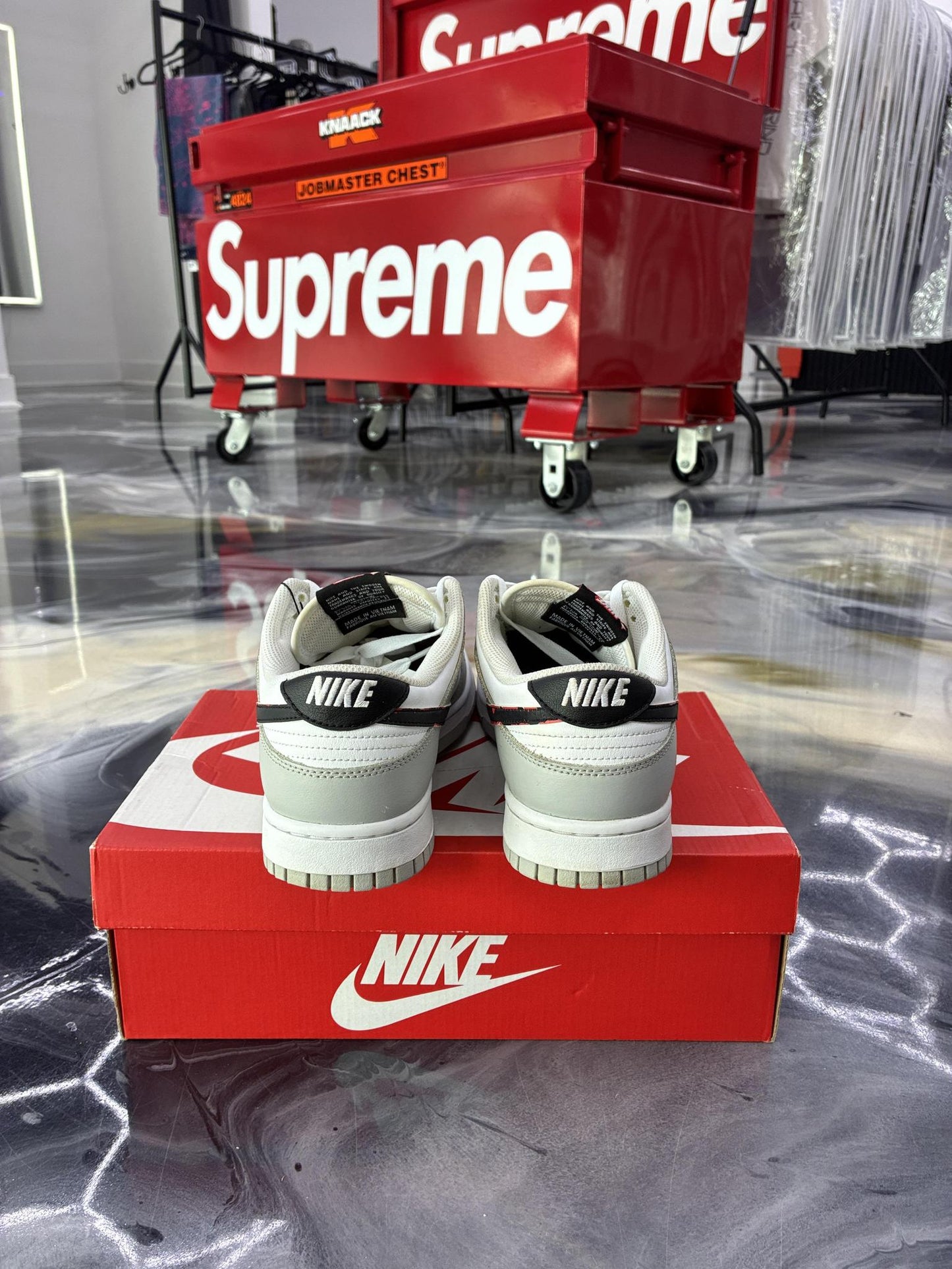Nike Dunk Low "Lottery Grey" Used Size 9