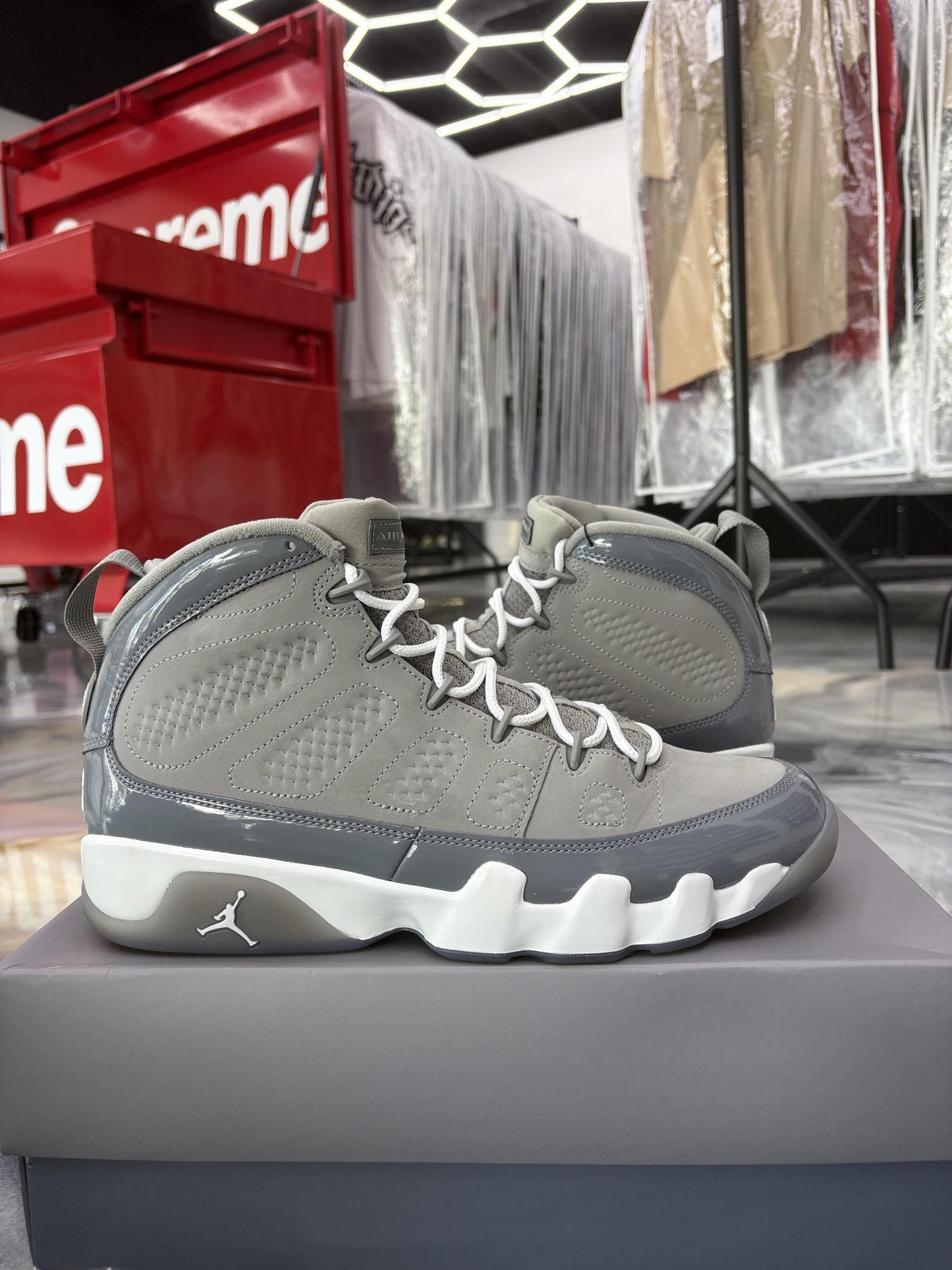 Jordan 9 "Cool Grey" Used Size 11.5